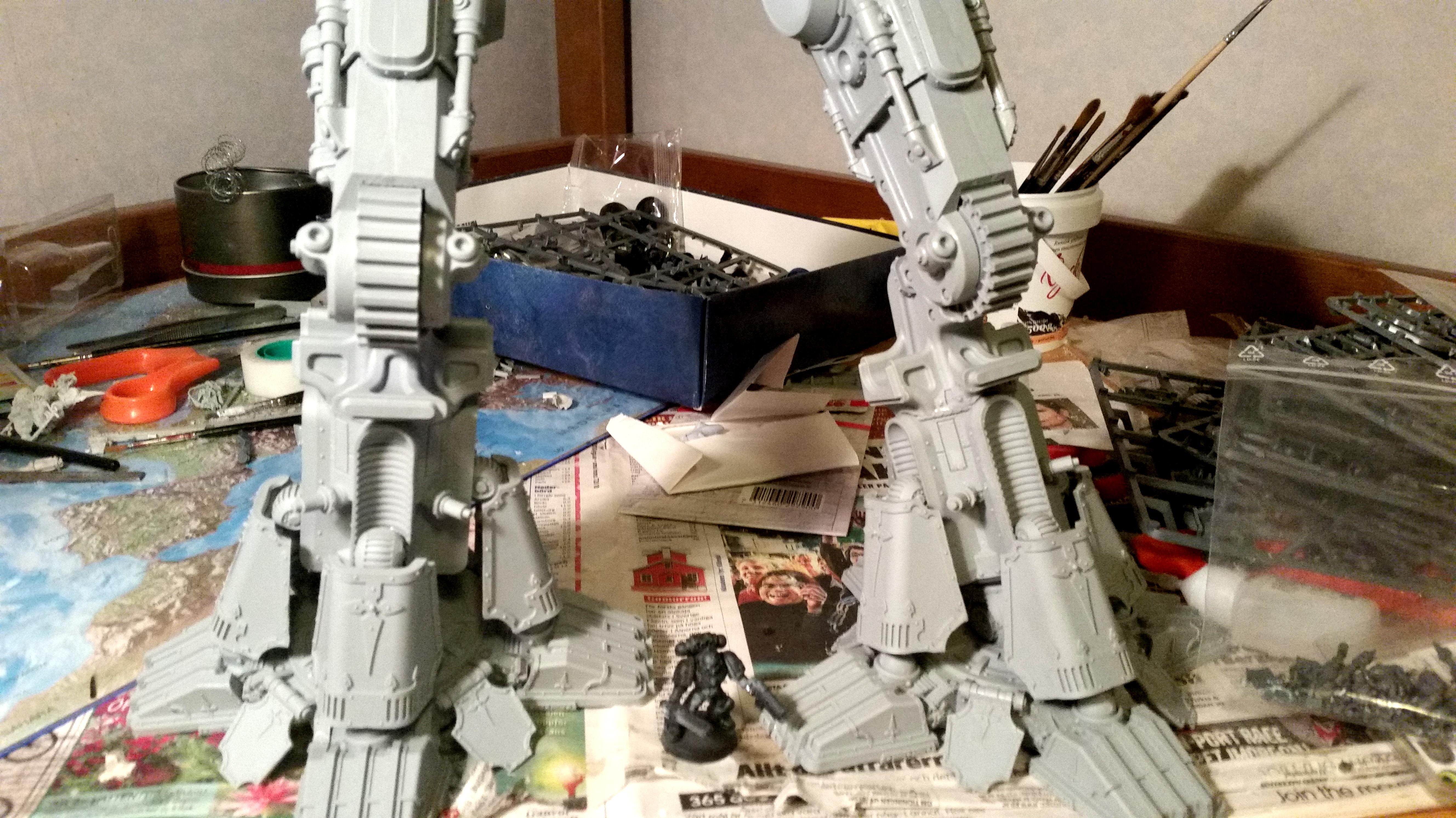 Titan, Warhammer 40,000, Warlord, Work In Progress