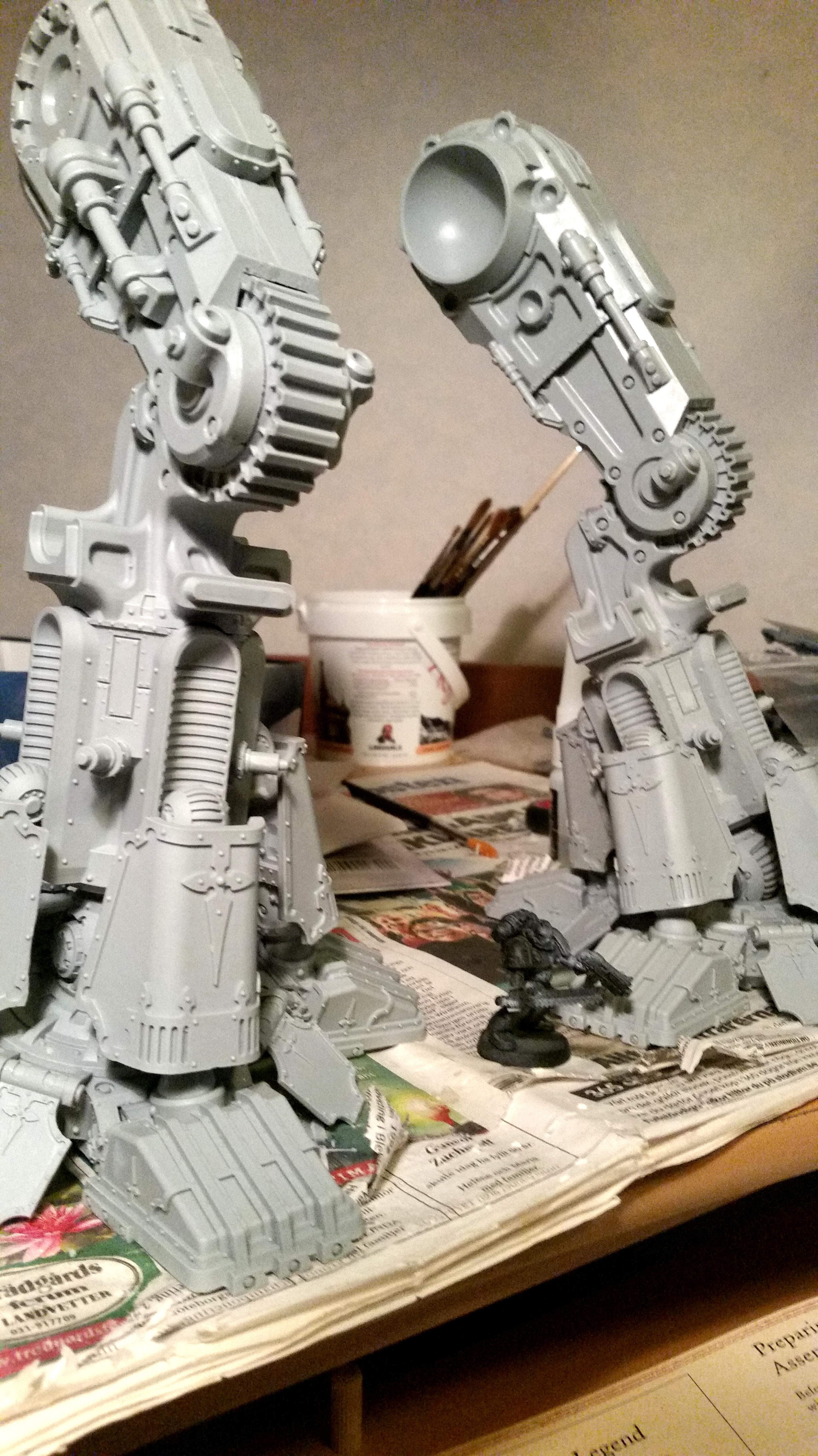 Titan, Warhammer 40,000, Warlord, Work In Progress