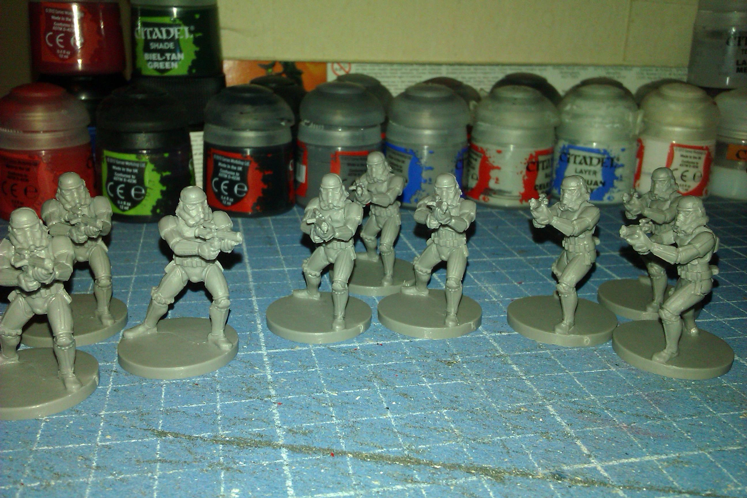 Imperial Assault, Stormtroopers w.i.p 1
