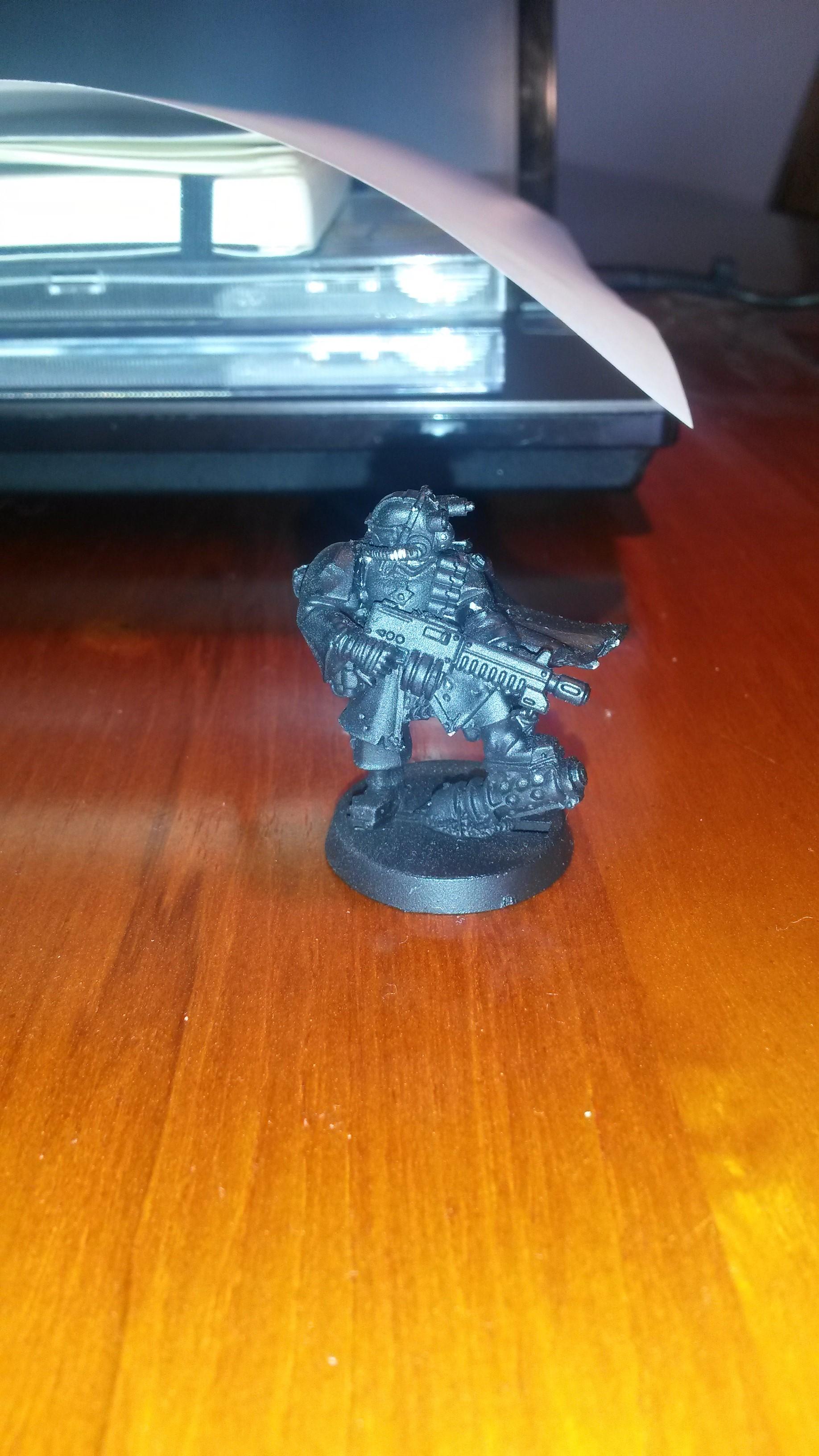 Autogun Acolyte - Vostroyan sniper body, cultist autogun