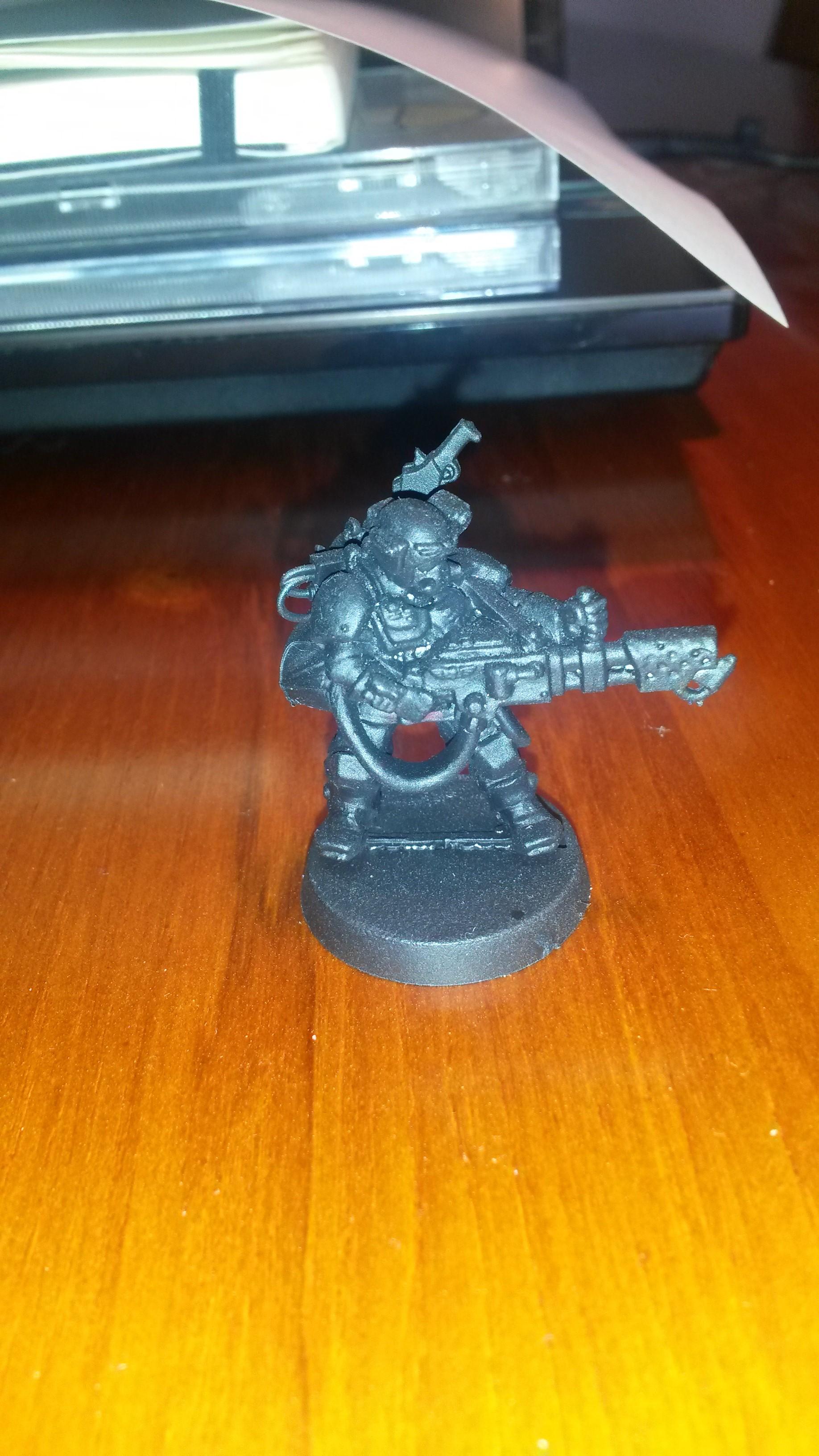 Kasrkin flamer, scout shotgun and GK/IG accessories 