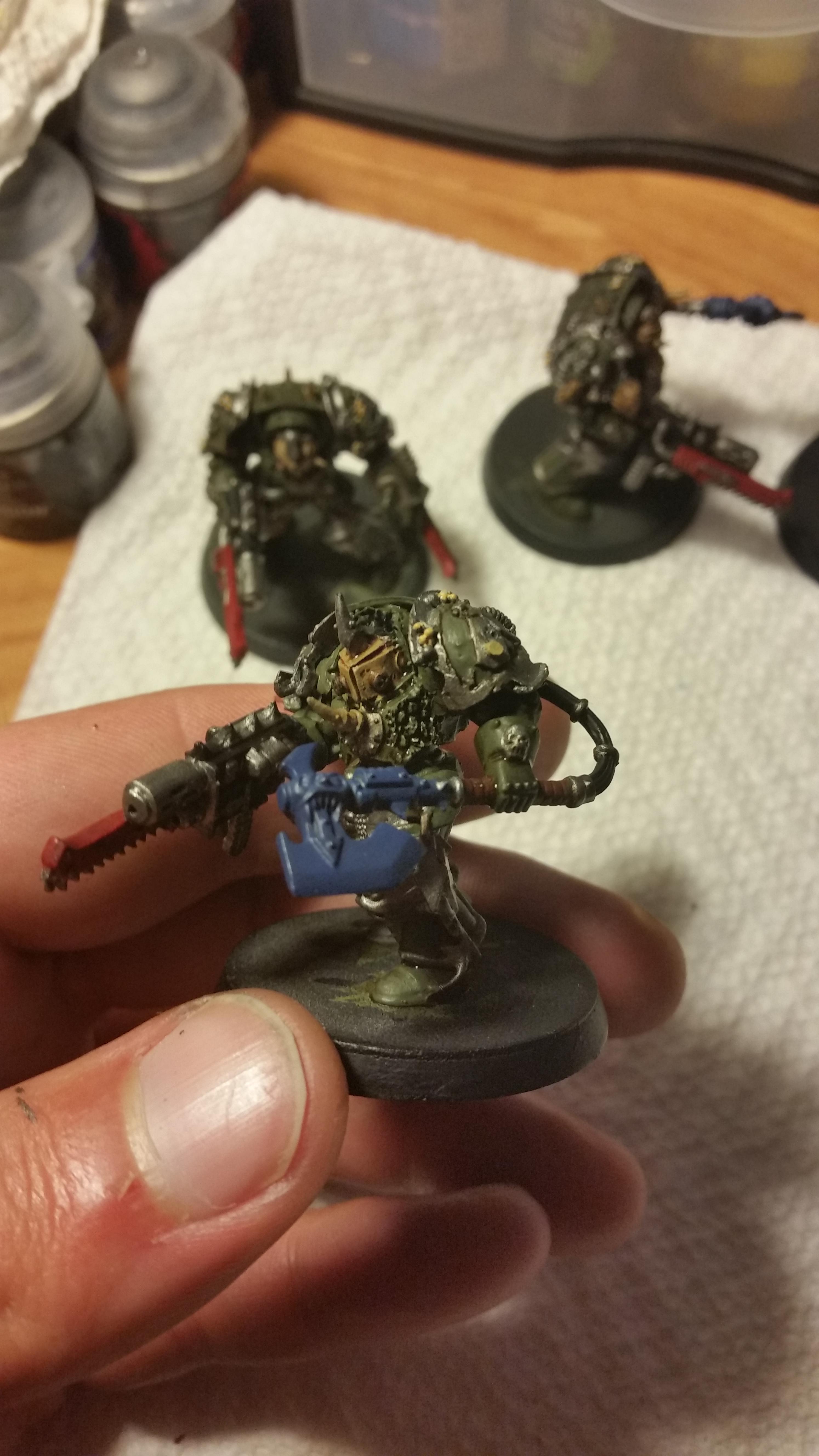 Chaos, Chaos Space Marines, Death Guard, Nurgle, Terminator Armor