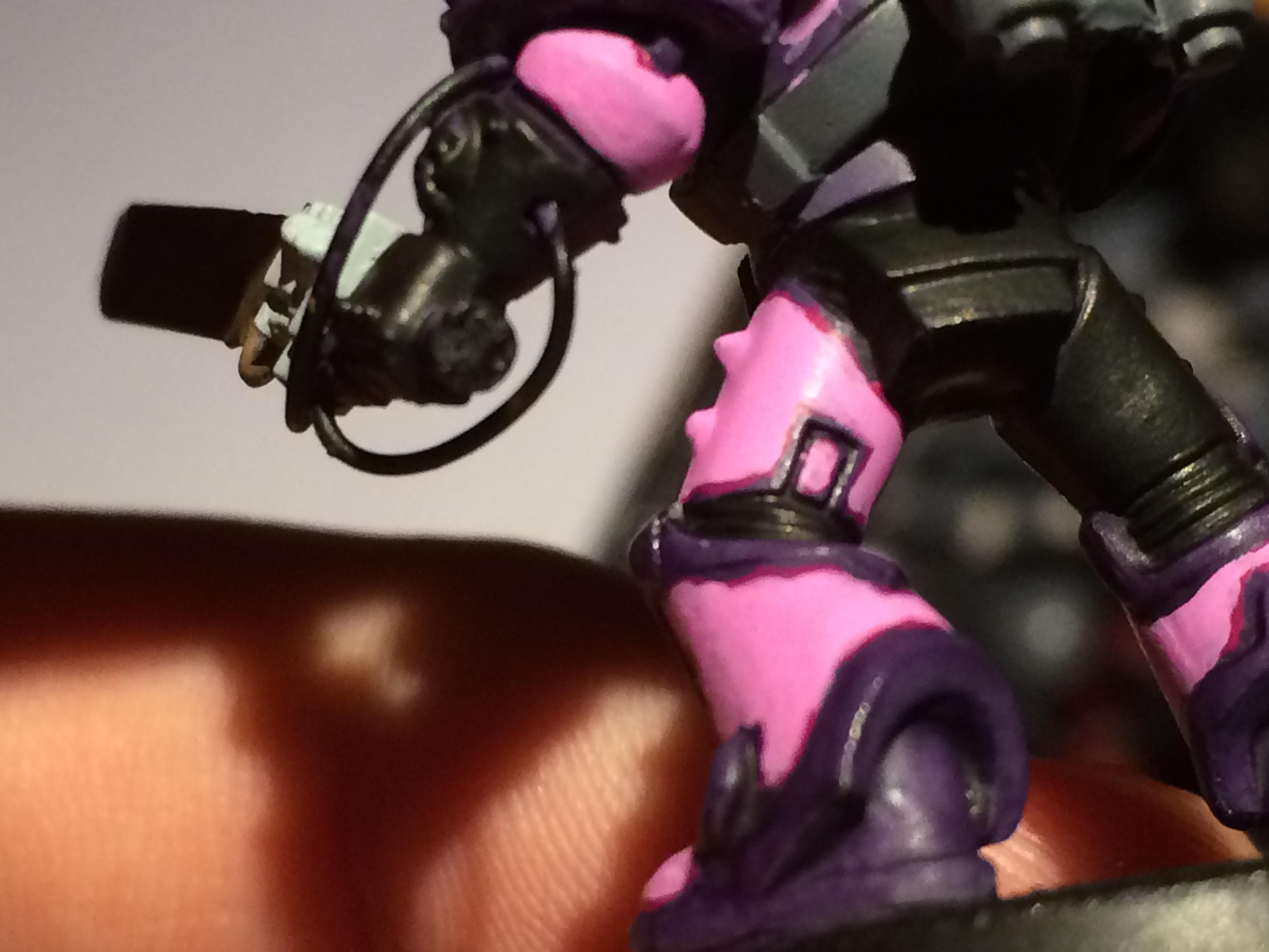 Chaos, Chaos Space Marines, Conversion, Doom Siren, Emperor, Emperor's Children, Flesh, Hormagaunt Purple, Kitbash, Noise, Noise Marines, Pink, Purple, Slaanesh, Sonic, Space Marines, Tallarn Flesh, Tentacle, Tentacle Pink, Warhammer 40,000, Warhammer Fantasy, Warlock Purple, Wash