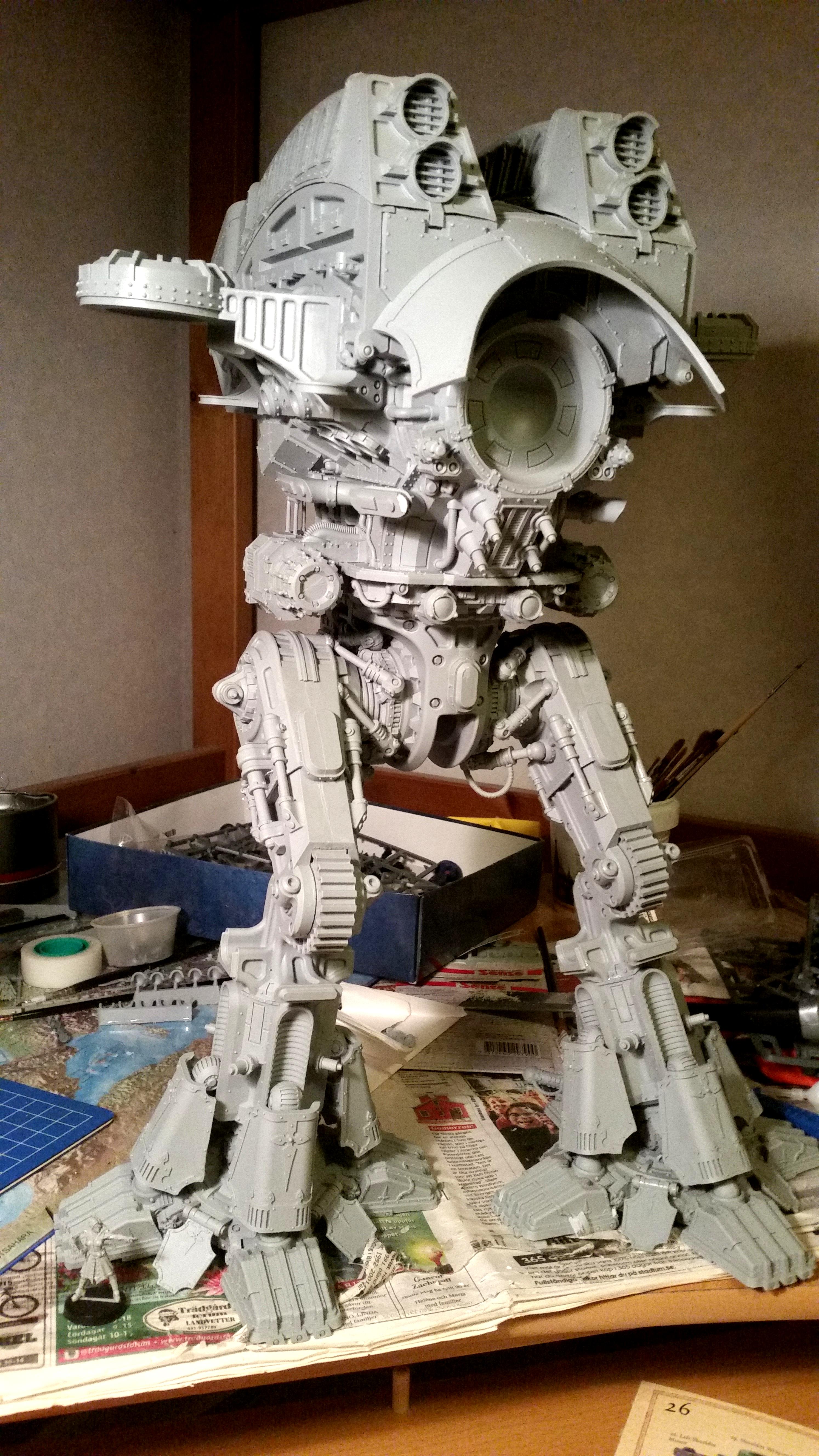 Titan, Warhammer 40,000, Warlord, Work In Progress