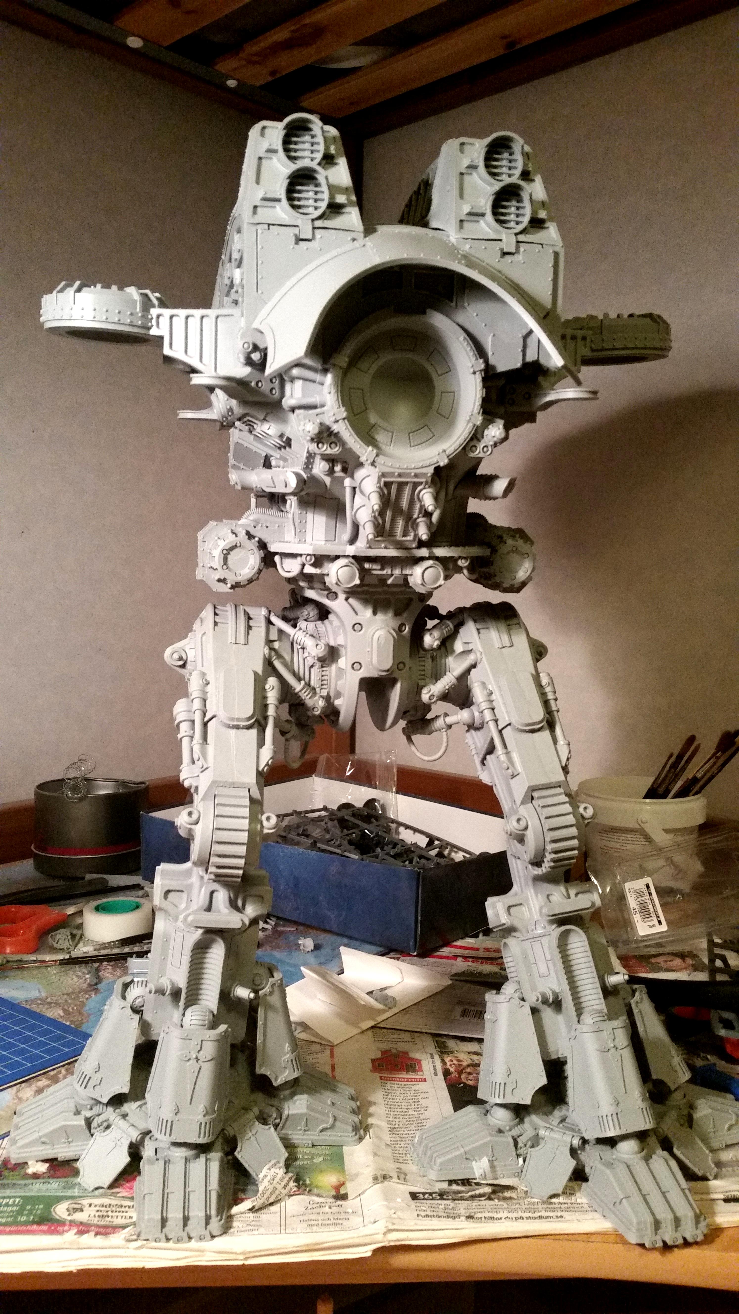 Titan, Warhammer 40,000, Warlord, Work In Progress