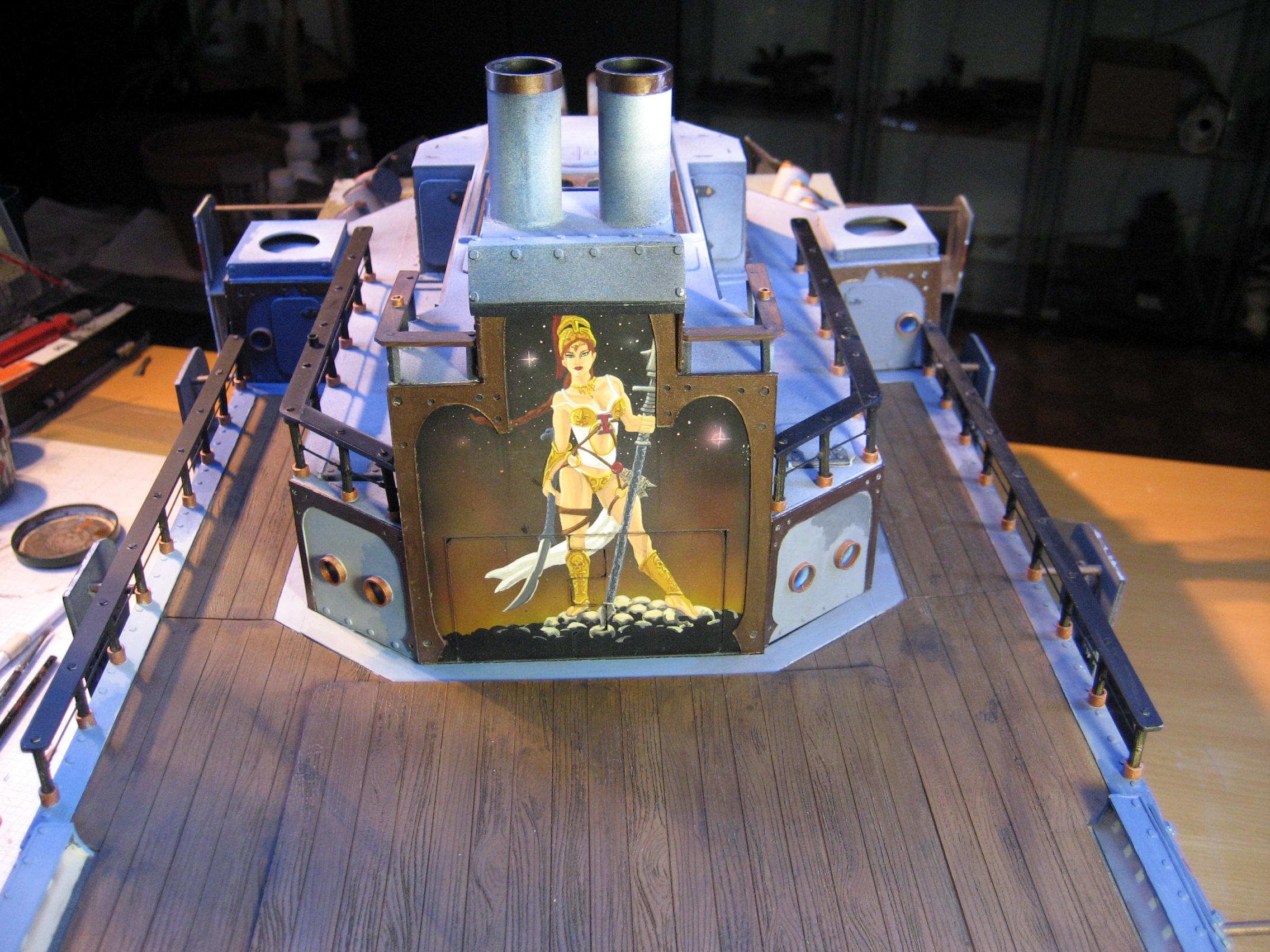 Airship, Athena, Steampunk
