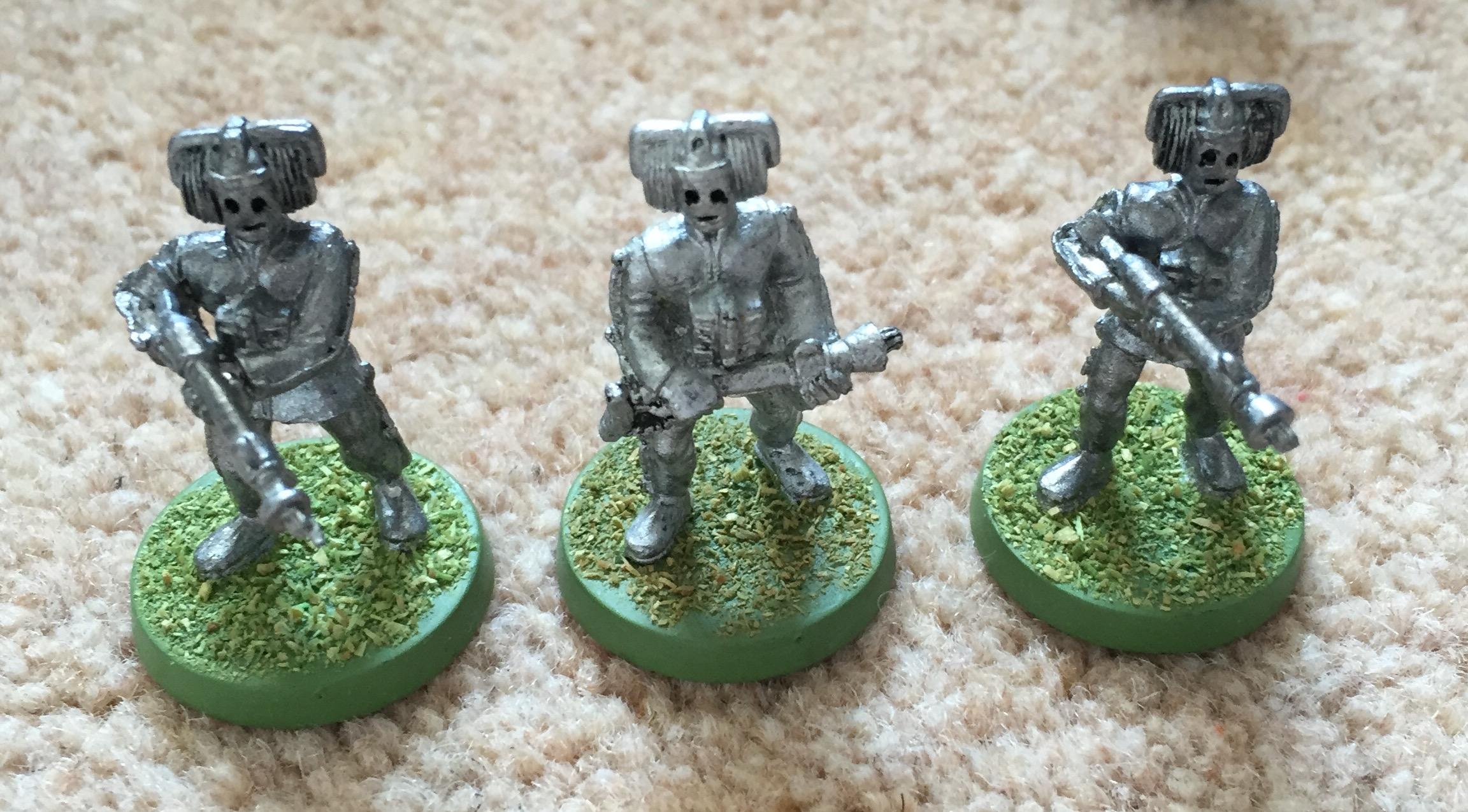 Cybermen (There are definitely 4 more somewhere)