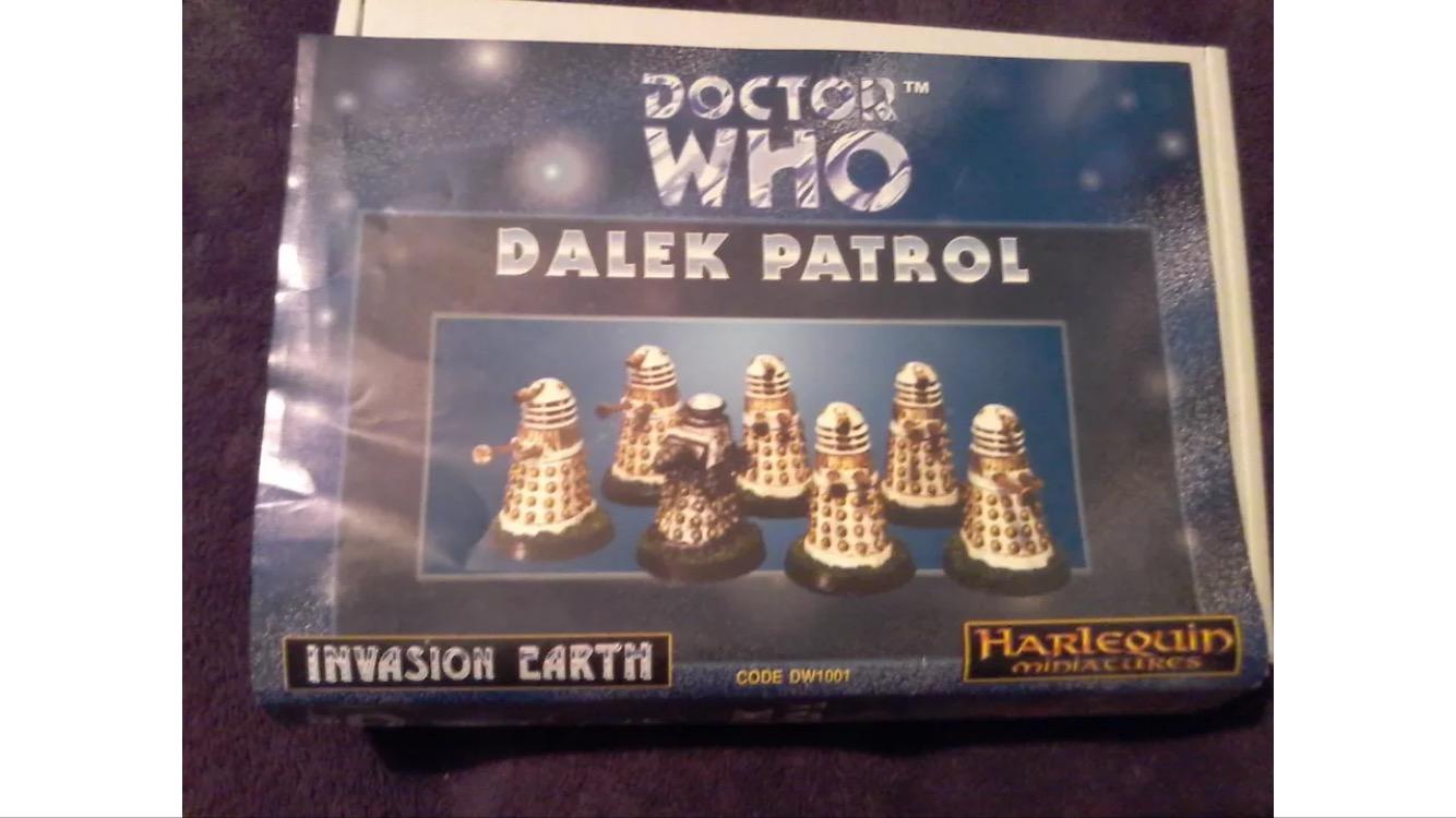 Original box art for Dalek patrol