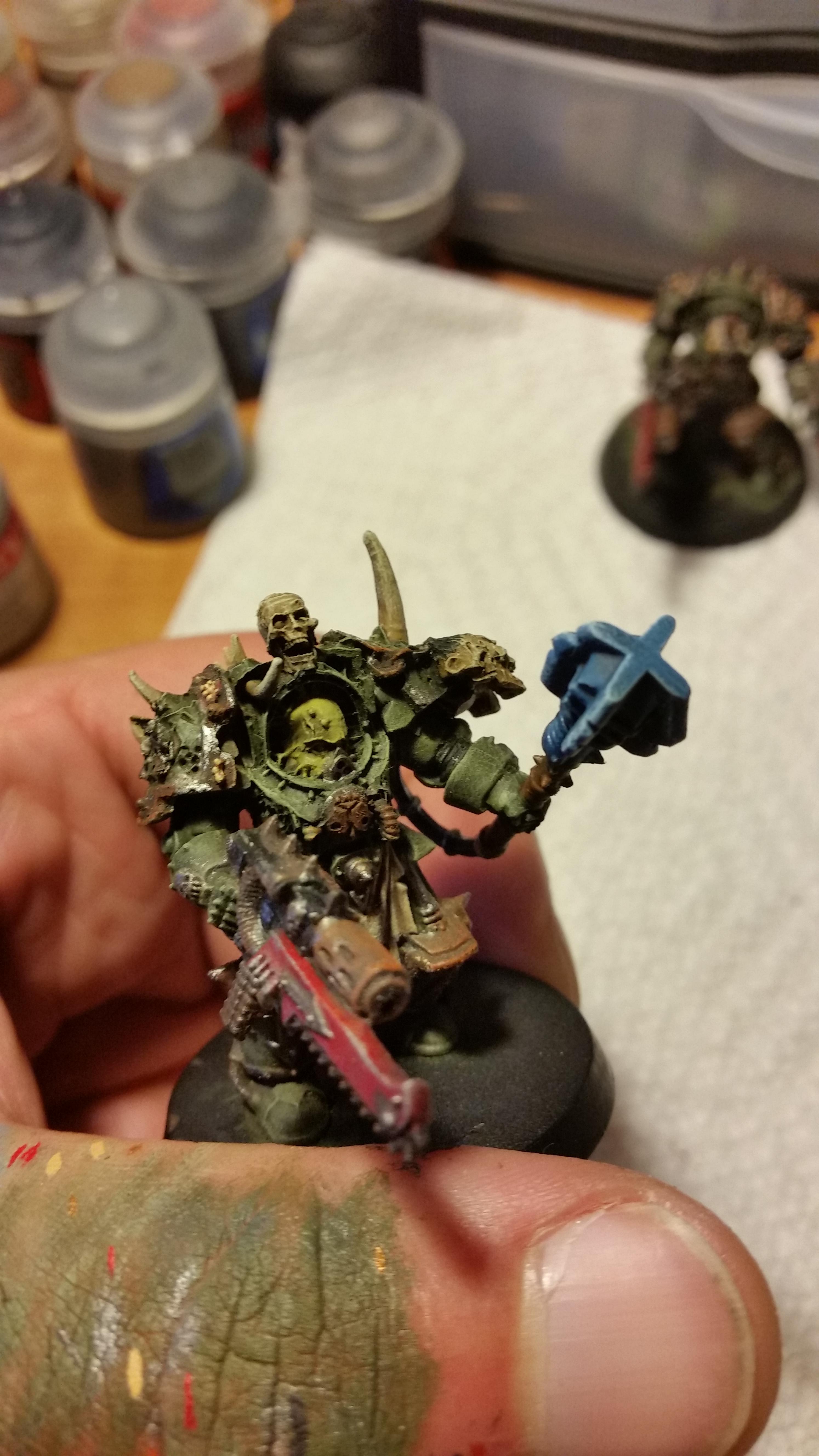 Chaos, Chaos Space Marines, Death Guard, Nurgle, Terminator Armor