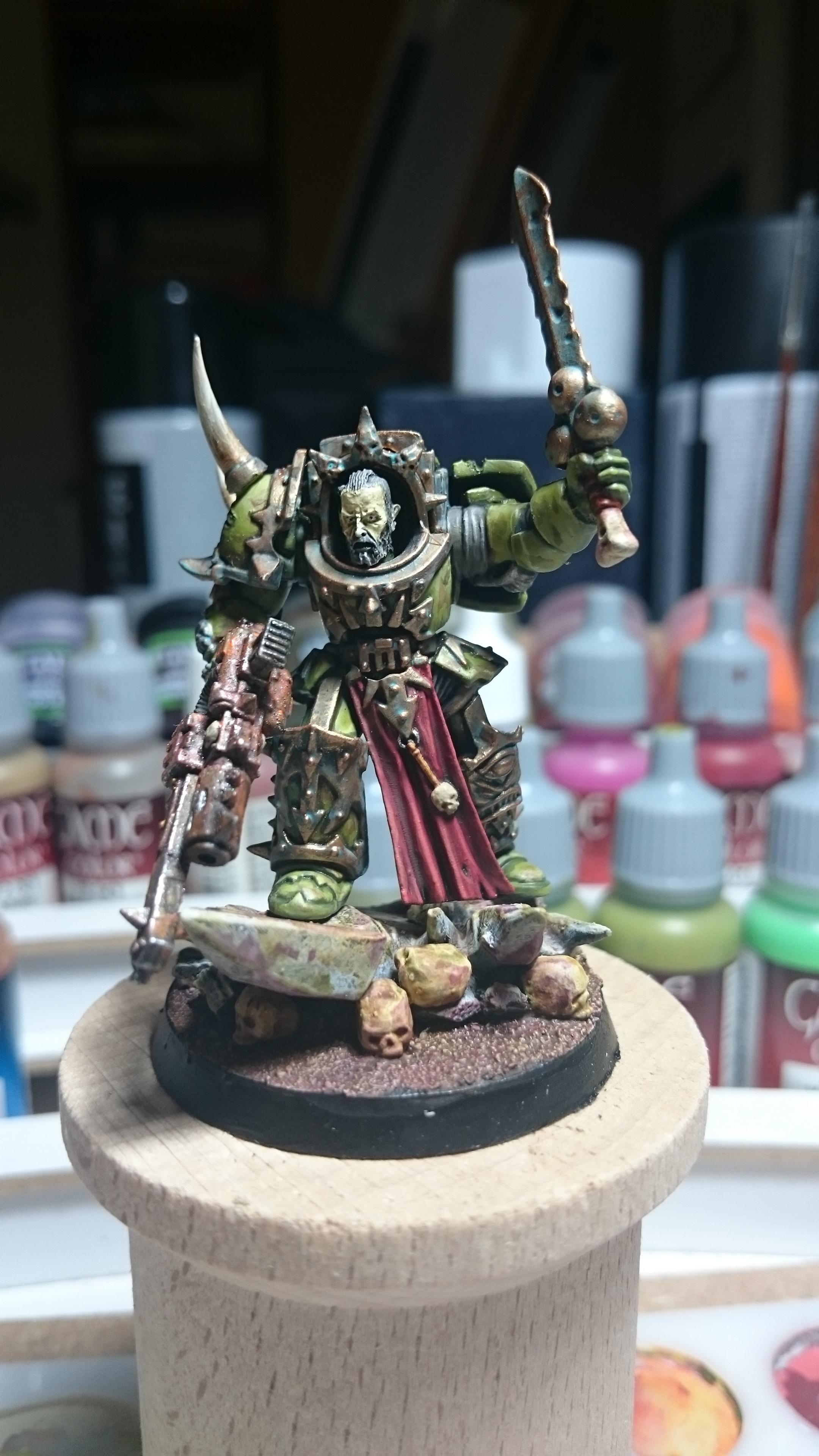 Chaos, Chaos Space Marines, Conversion, Daemons, Lord, Nurgle, Plague, Space, Space Marines, Terminator Armor, Warhammer 40,000, Warhammer Fantasy, Wh40