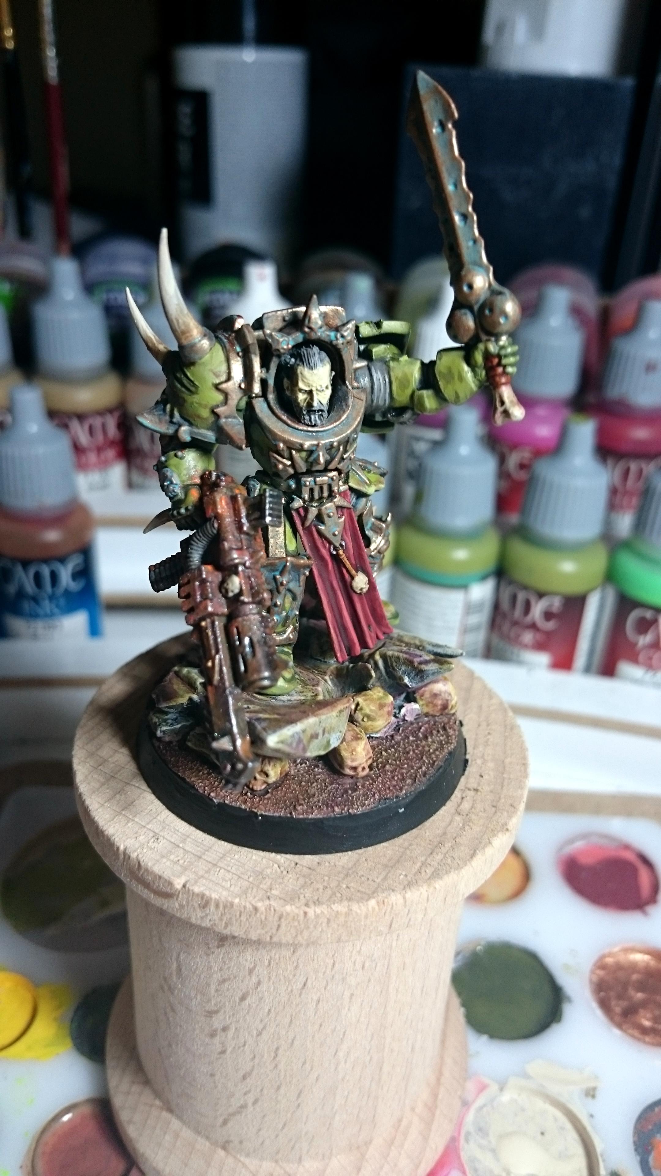 Chaos, Chaos Space Marines, Conversion, Daemons, Lord, Nurgle, Plague, Space, Space Marines, Terminator Armor, Warhammer 40,000, Warhammer Fantasy, Wh40