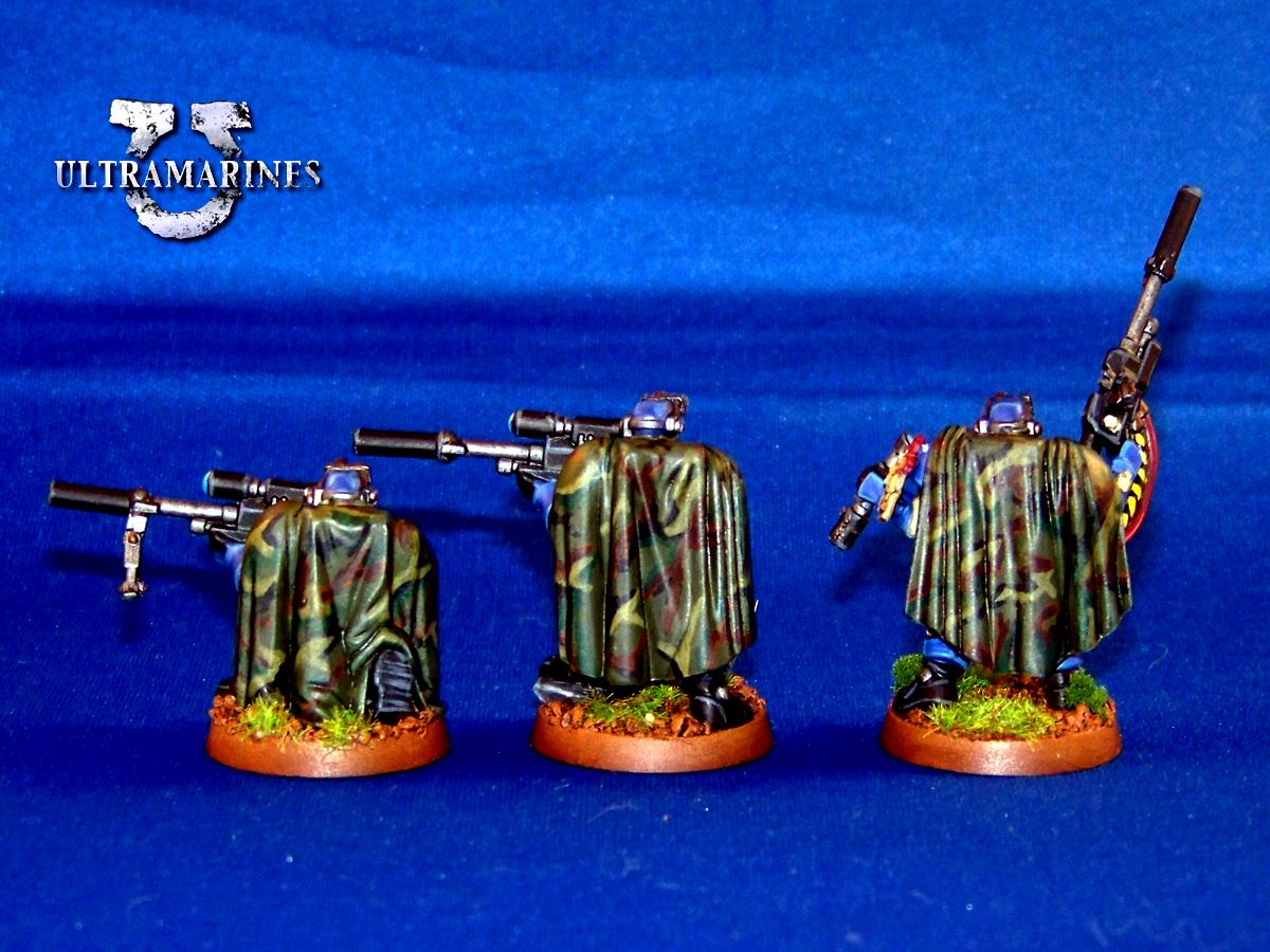Adeptus Astartes, Camo Cloaks, Scouts, Space Marines, Ultramarines, Warhammer 40,000