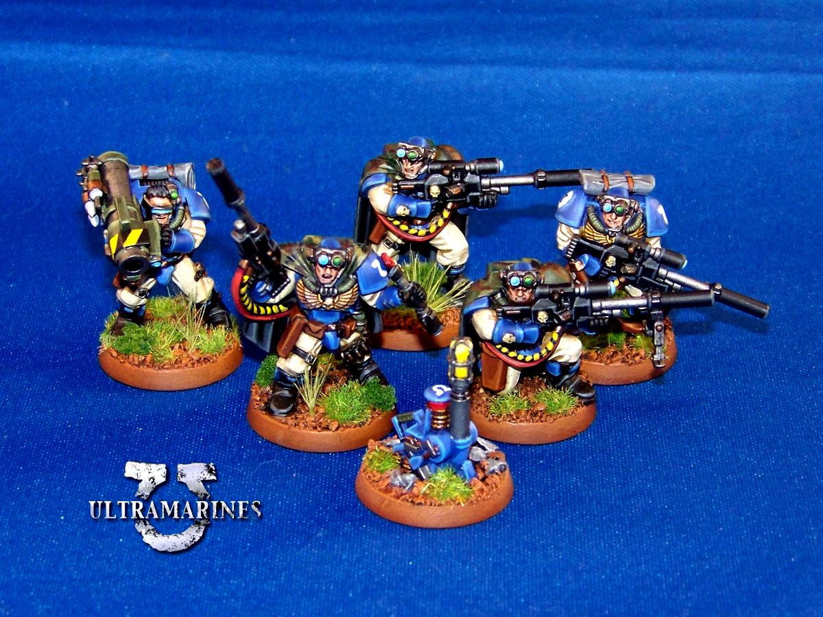 Adeptus Astartes, Camo Cloaks, Scouts, Space Marines, Ultramarines, Warhammer 40,000