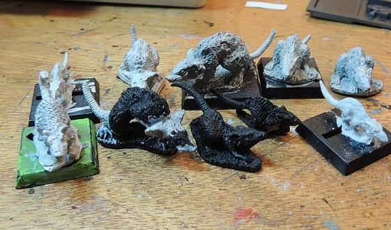 Giant Rats, Gw Metals, Rats, Skrib Nibblers