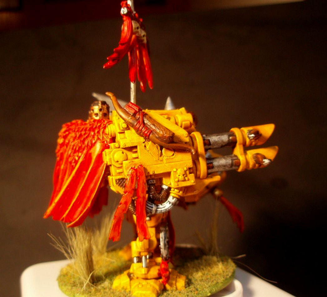 Converted Dreadnaught, Dreadnought, Games Workshop, Mongol Dreadnaught, Space Marine Dreadnaught, Space Marines, White Scars, White Scars Dreadnaught