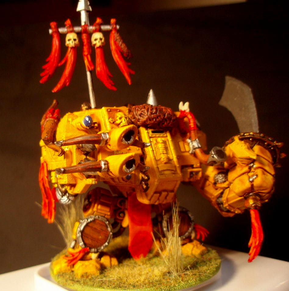 Converted Dreadnaught, Dreadnought, Games Workshop, Mongol Dreadnaught, Space Marine Dreadnaught, Space Marines, White Scars, White Scars Dreadnaught