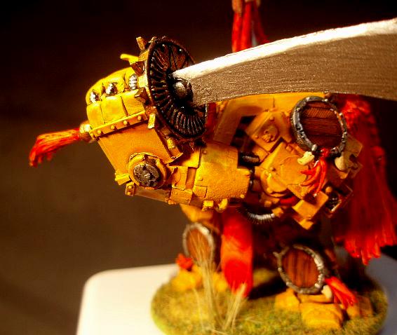 Converted Dreadnaught, Dreadnought, Games Workshop, Mongol Dreadnaught, Space Marine Dreadnaught, Space Marines, White Scars, White Scars Dreadnaught