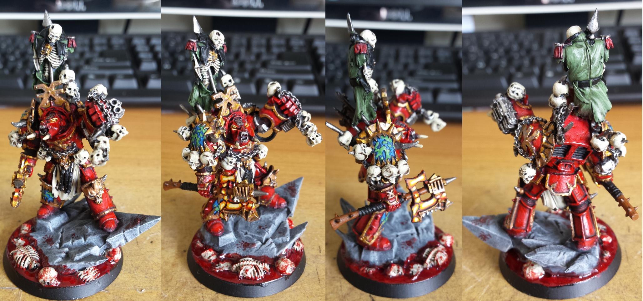 Chaos, Khorne, Lord, Terminator Armor, Warhammer 40,000, Zuphor