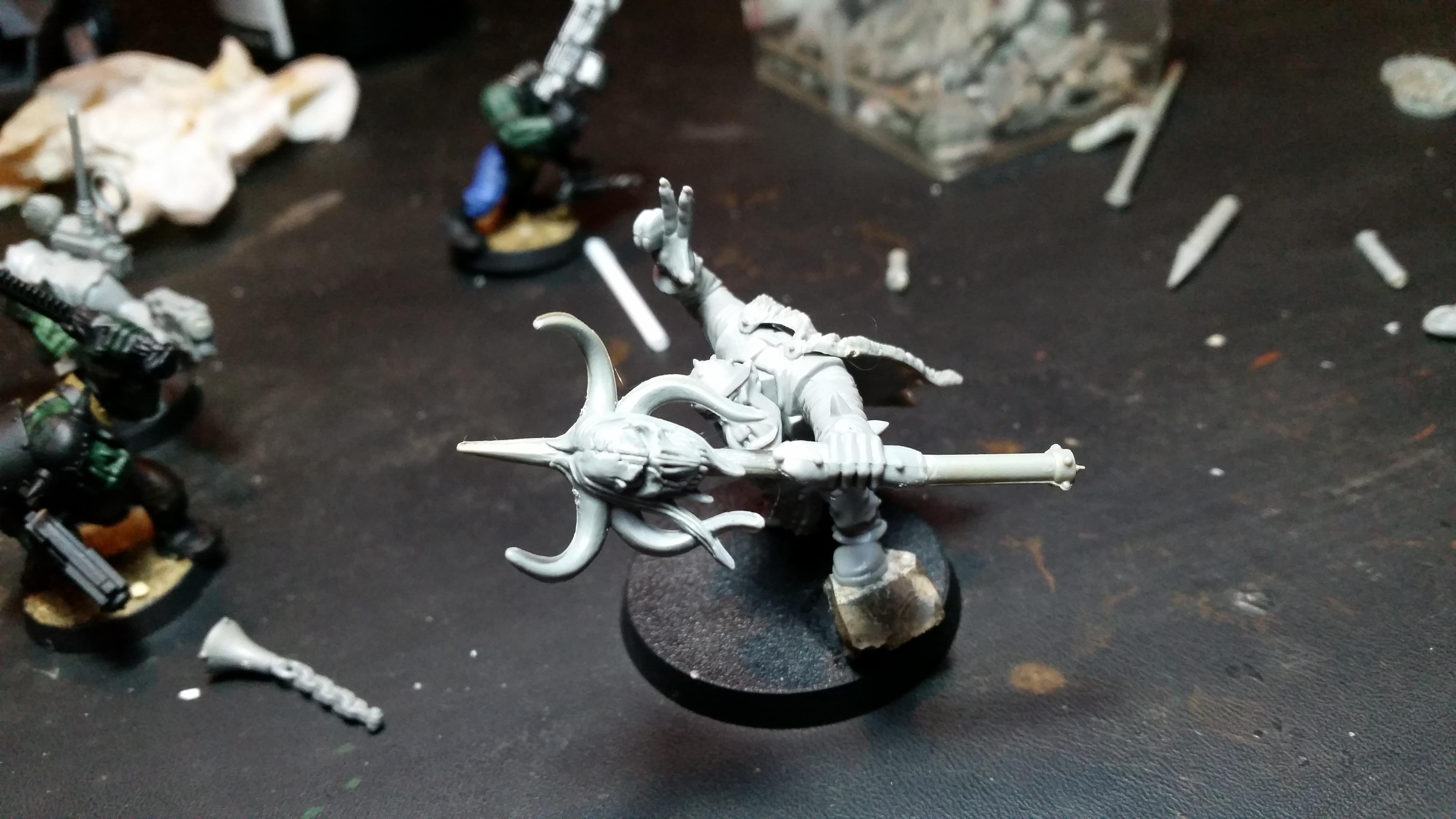 Conversion, Kitbash, Orcs, Orks, Shaman, Weirdboy
