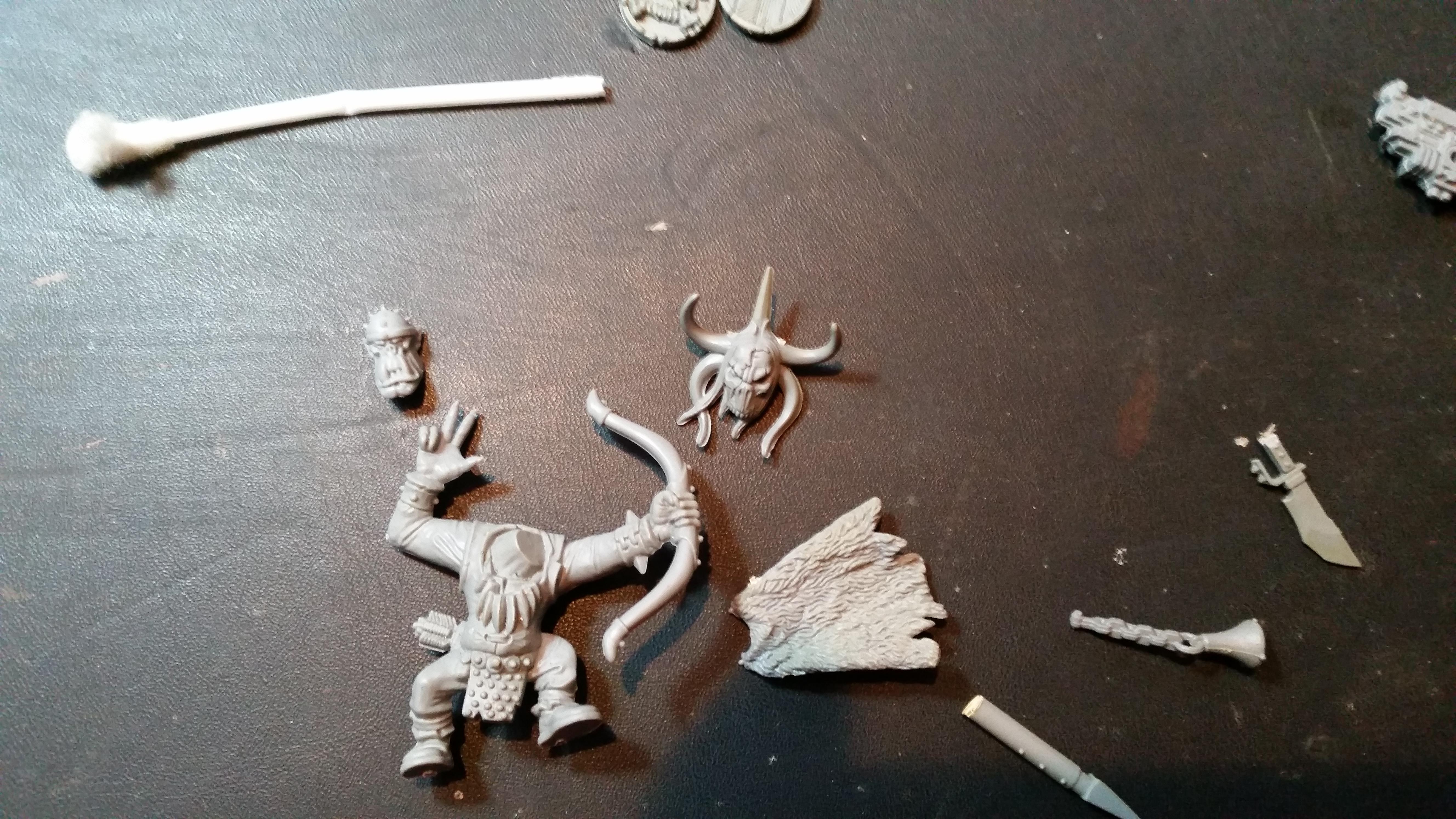 Conversion, Kitbash, Orcs, Orks, Shaman, Weirdboy