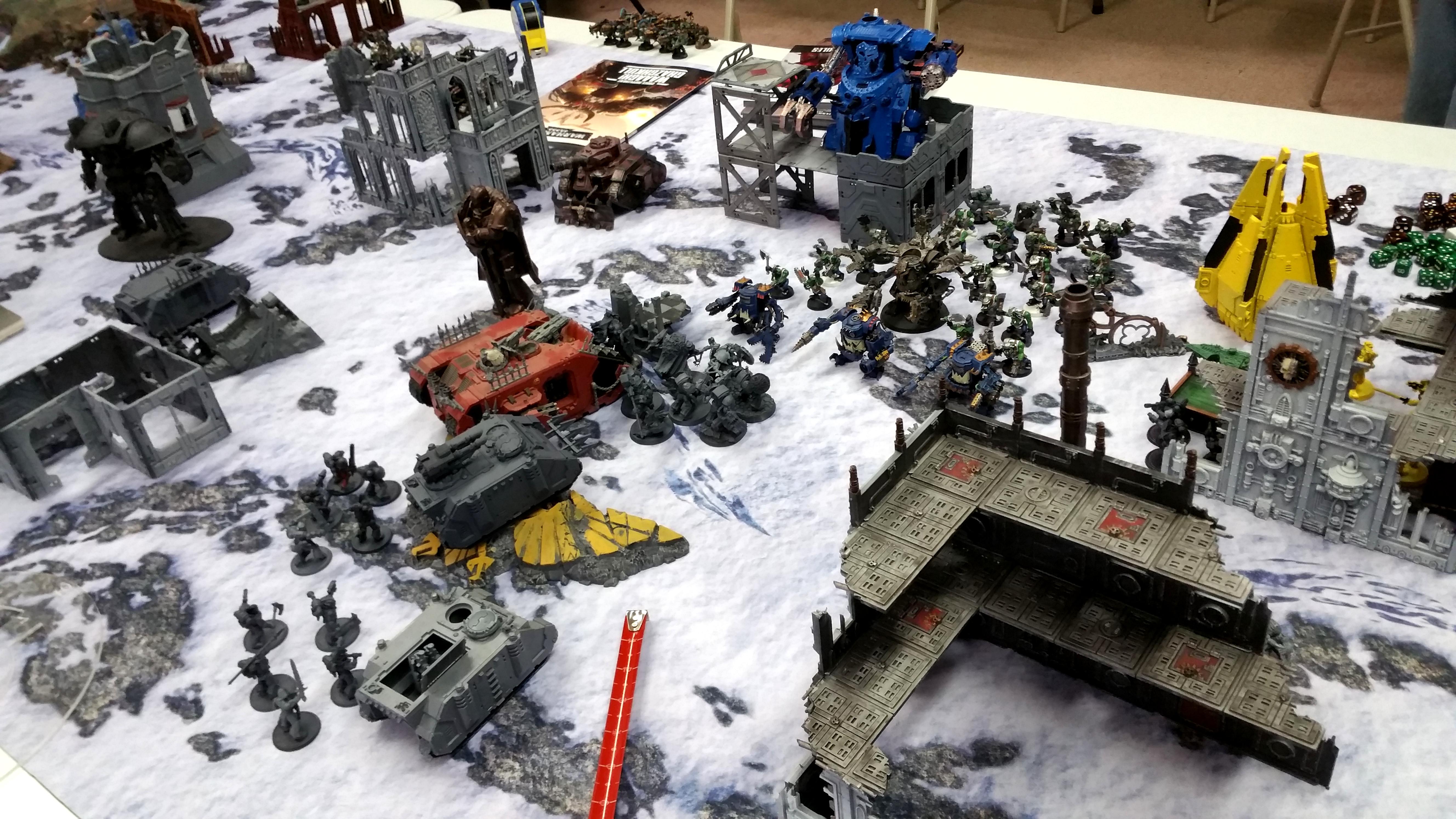 Imperium of Man vs Orks 4,000pts