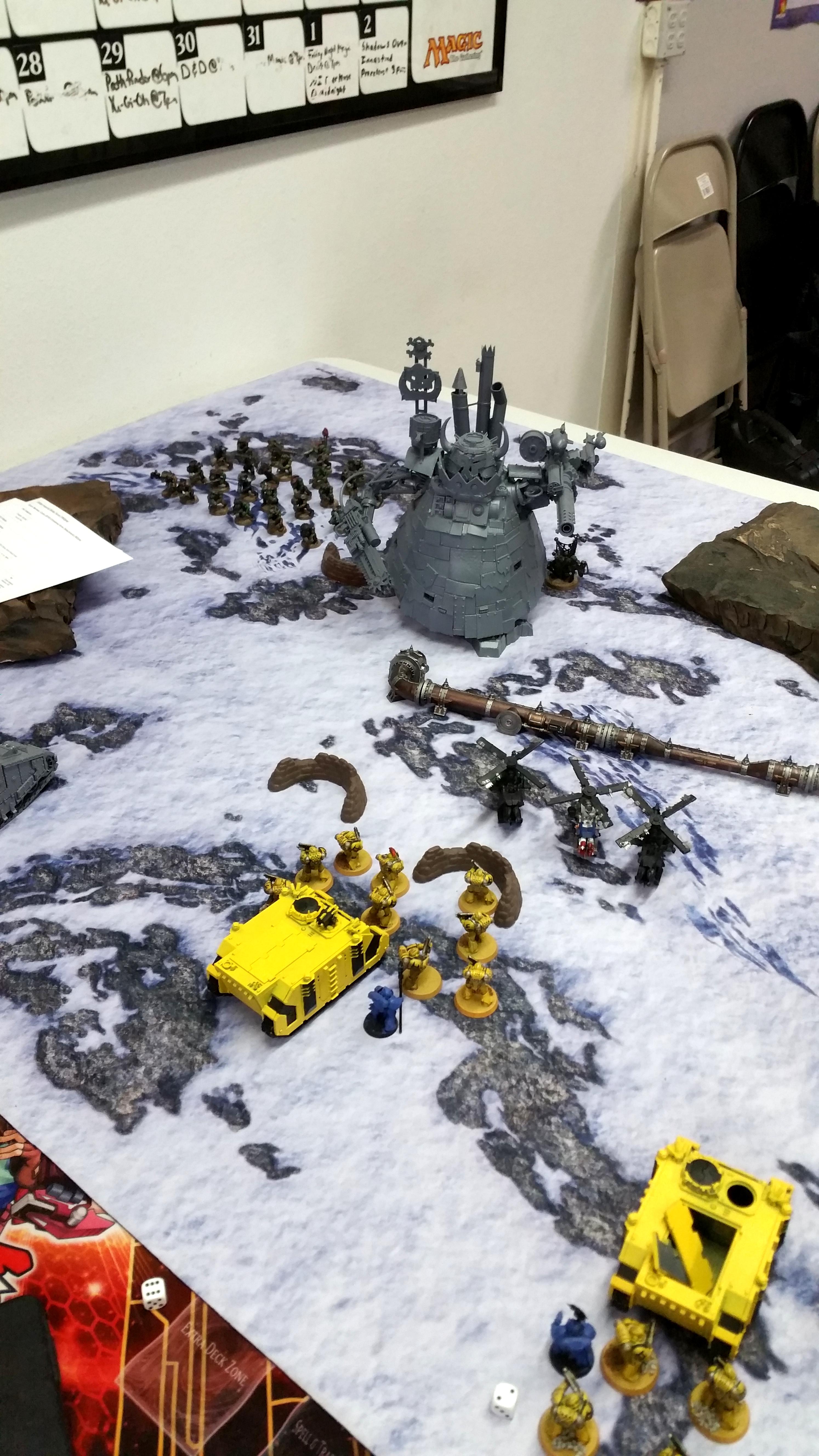 Imperium of Man vs Orks 4,000pts