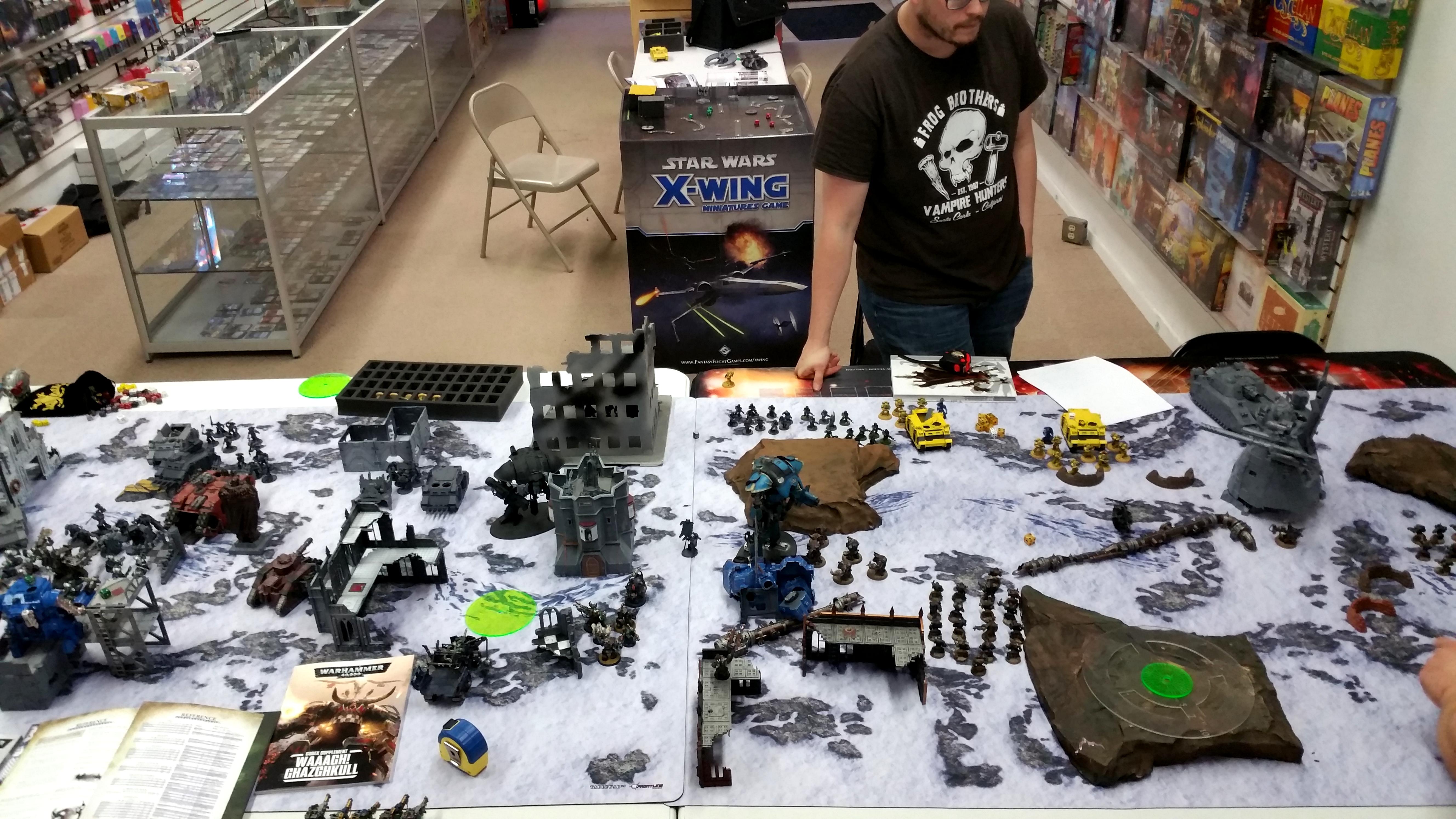 Imperium of Man vs Orks 4,000pts