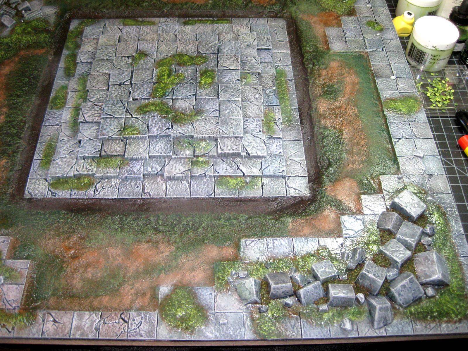 Game Table, Swamp, Tablescapes, Terrain, Work In Progress