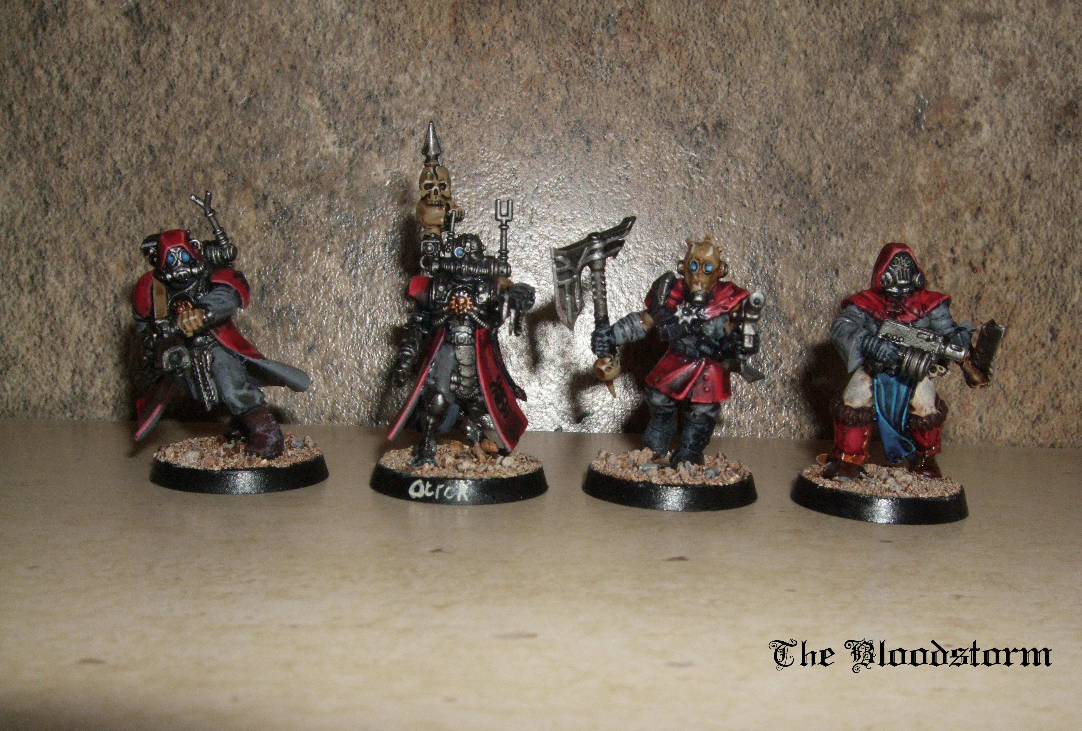 Chaos Space Marines, Conversion, Cultists, Dark Mechanicus, Khorne Daemonkin, Warhammer 40,000