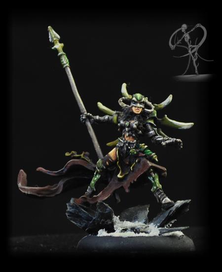 Cryx, Freehand, Glow, Green, Non-Metallic Metal, Robots, Runes, Steampunk