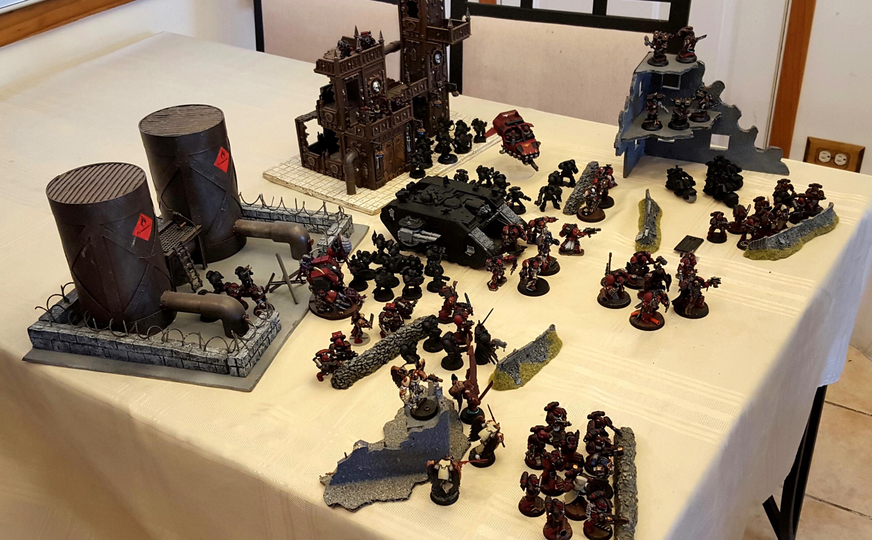 Army, Blood Angels, Terrain, Work In Progress