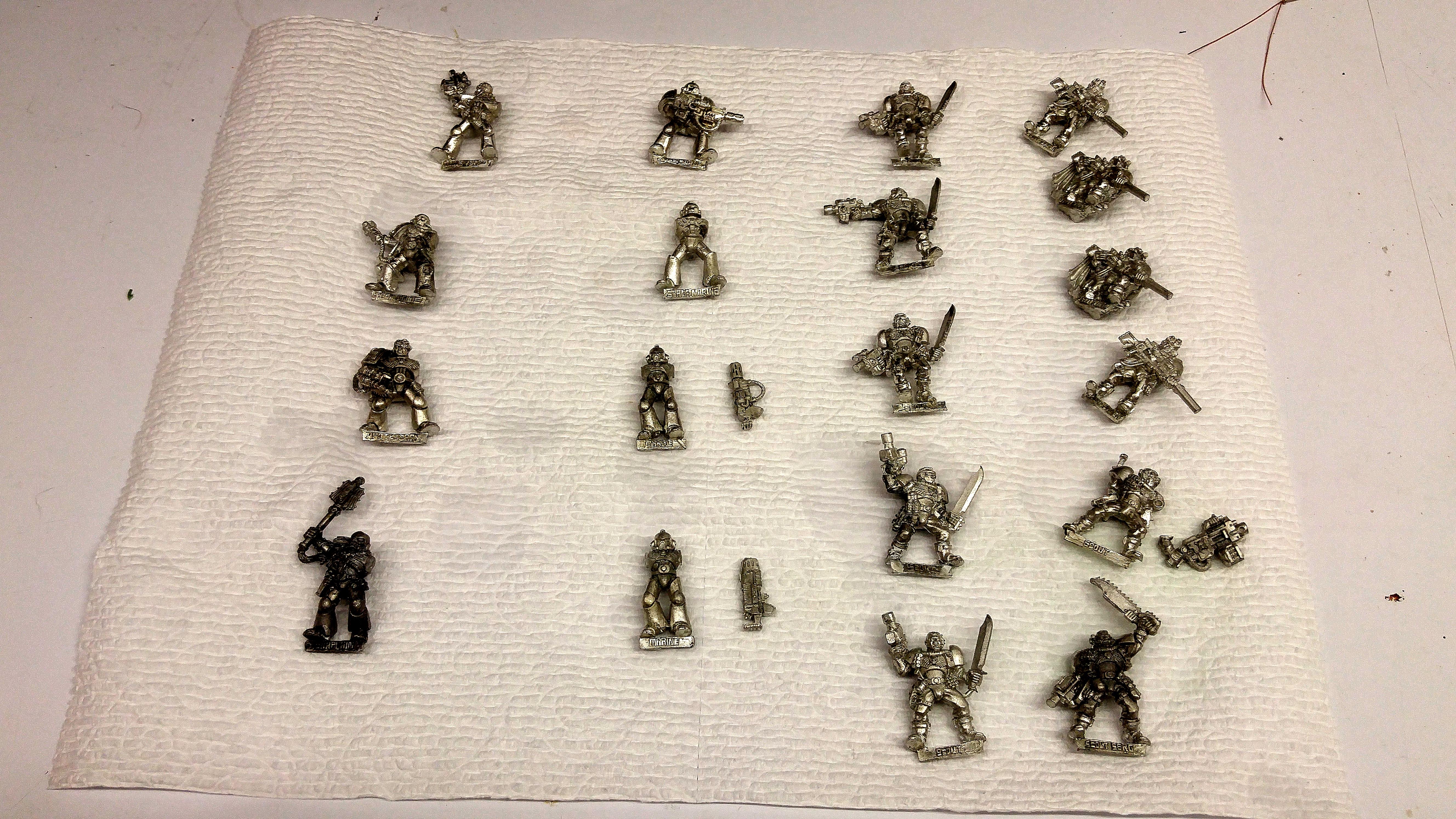 Recovered models from the 90s freshly stripped