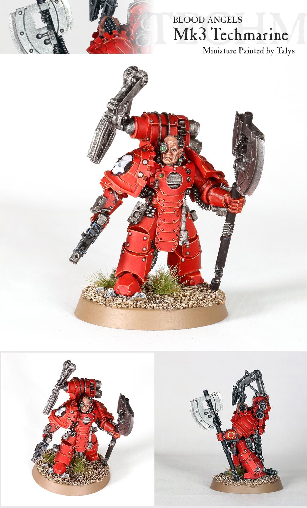 Blood Angels, Mk3, Techmarine, Warhammer 40,000