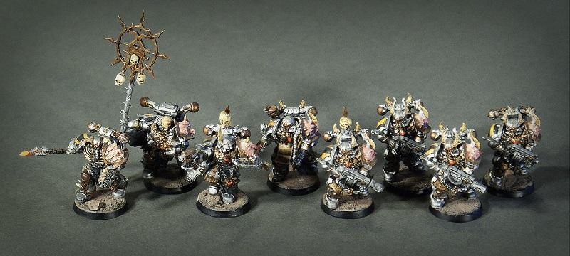 Chaos Space Marines, Chosen, Iron Warriors, Warhammer 40,000