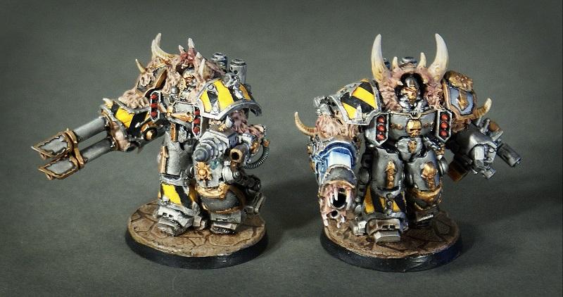 Centurion Chaos Space Marines Iron Warriors Obliterators Warhammer