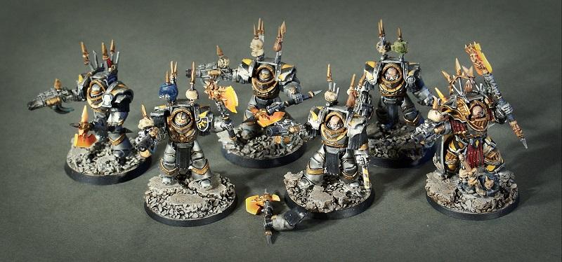 Chaos Lord, Chaos Space Marines, Iron Warriors, Terminator Armor, Warhammer 40,000