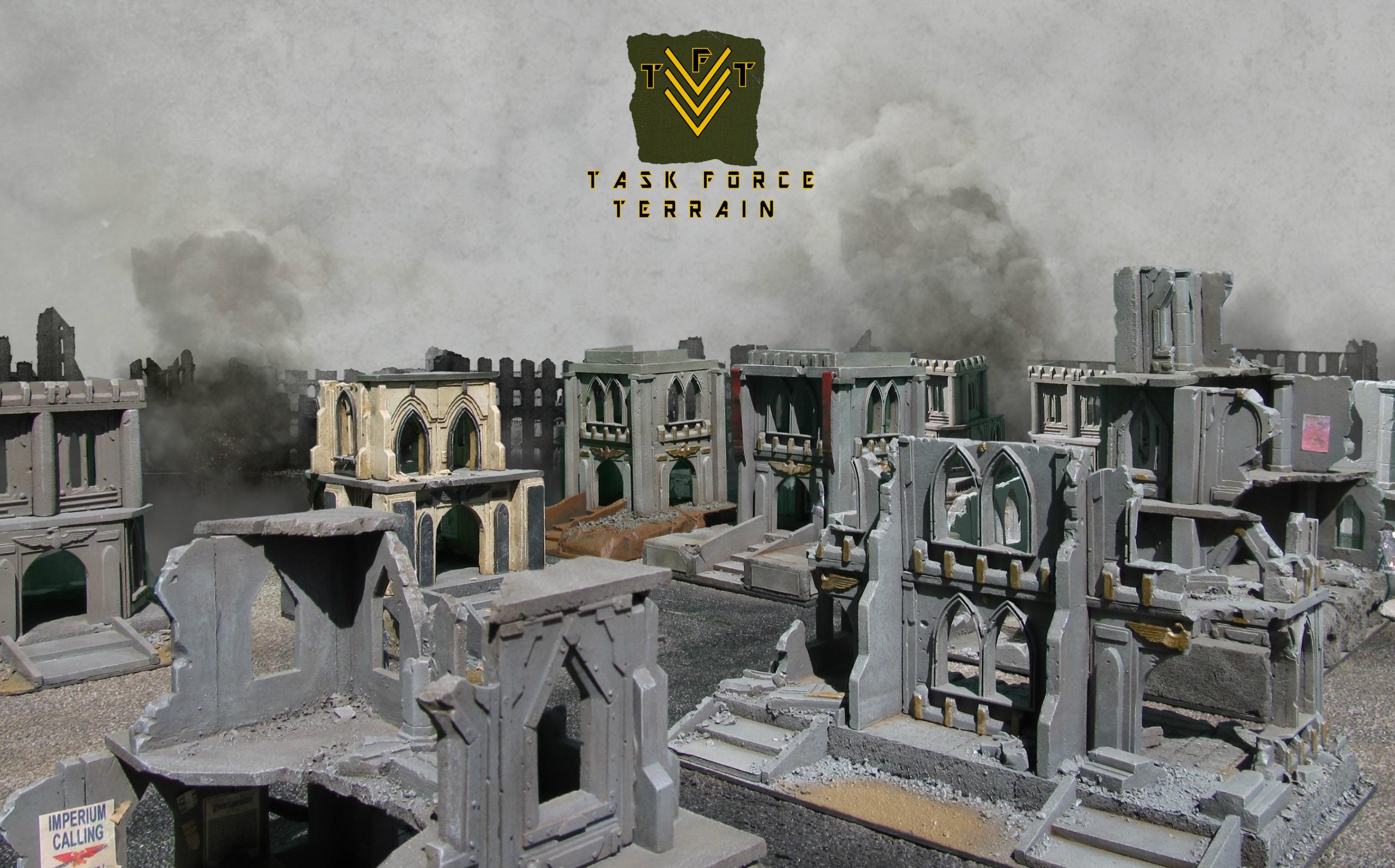 Buildings, Cities Of Death, Game Table, Terrain, Warhammer 40,000