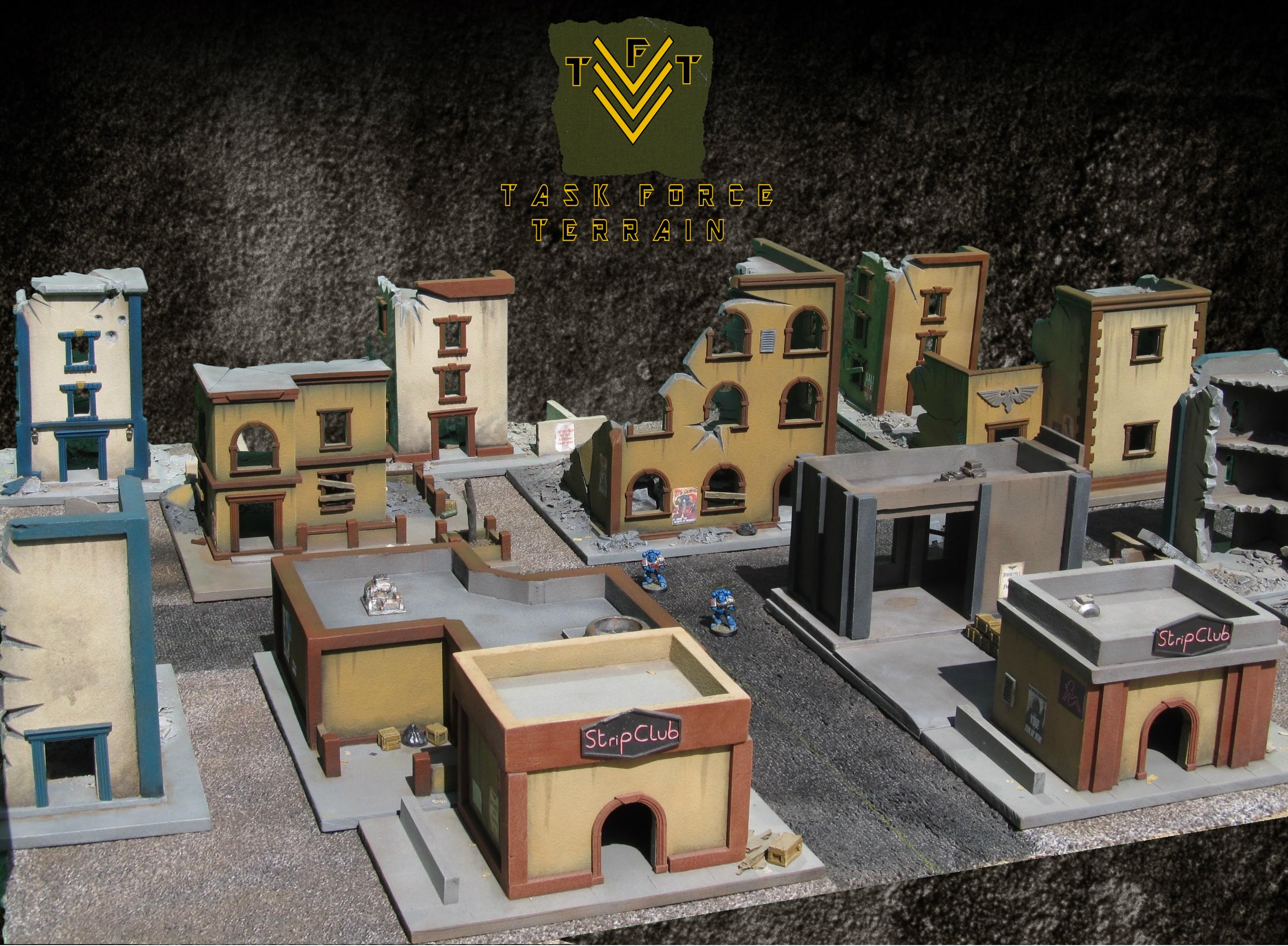 Buildings, Cities Of Death, Game Table, Terrain, Warhammer 40,000