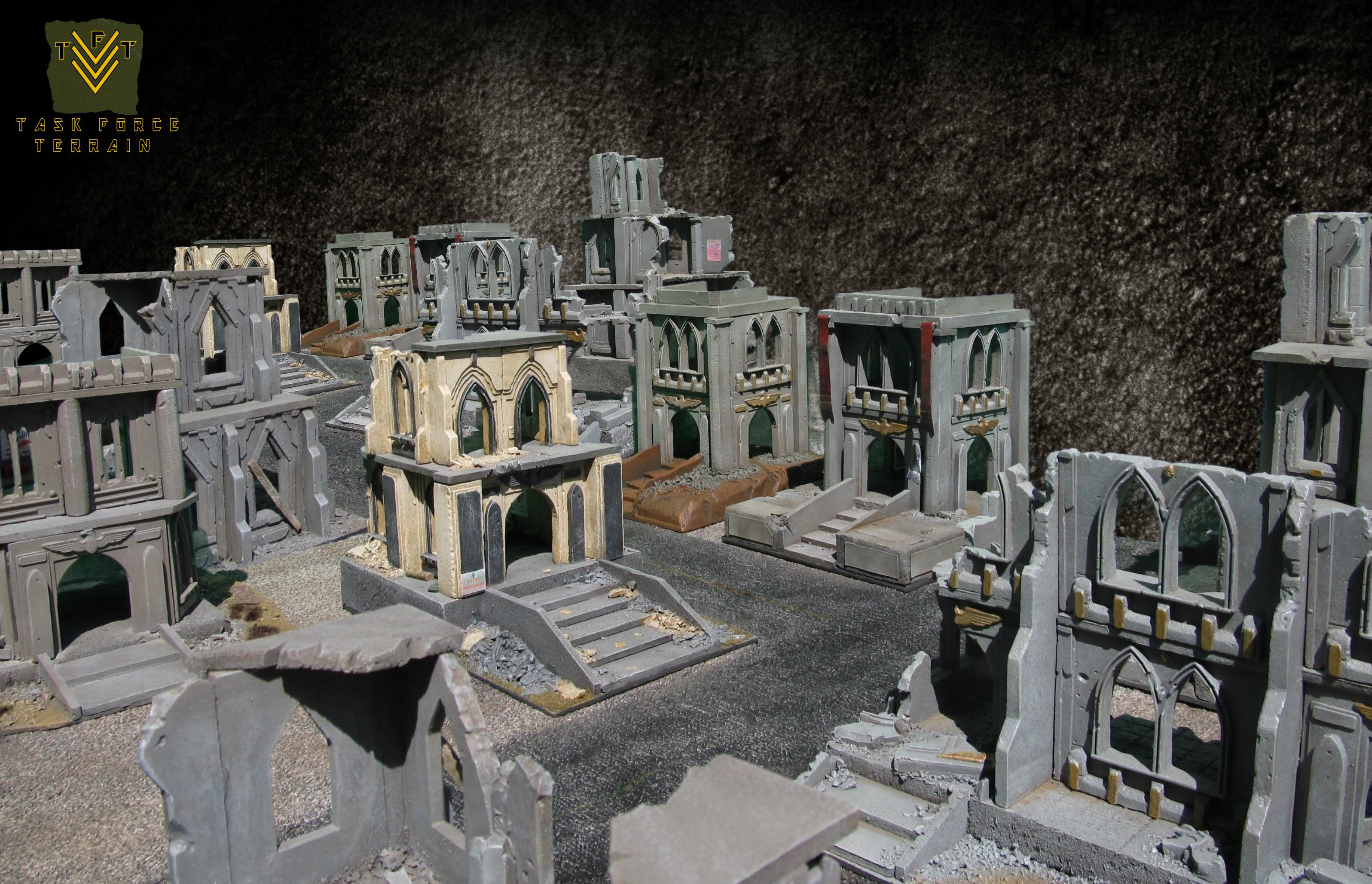Buildings, Cities Of Death, Game Table, Terrain, Warhammer 40,000