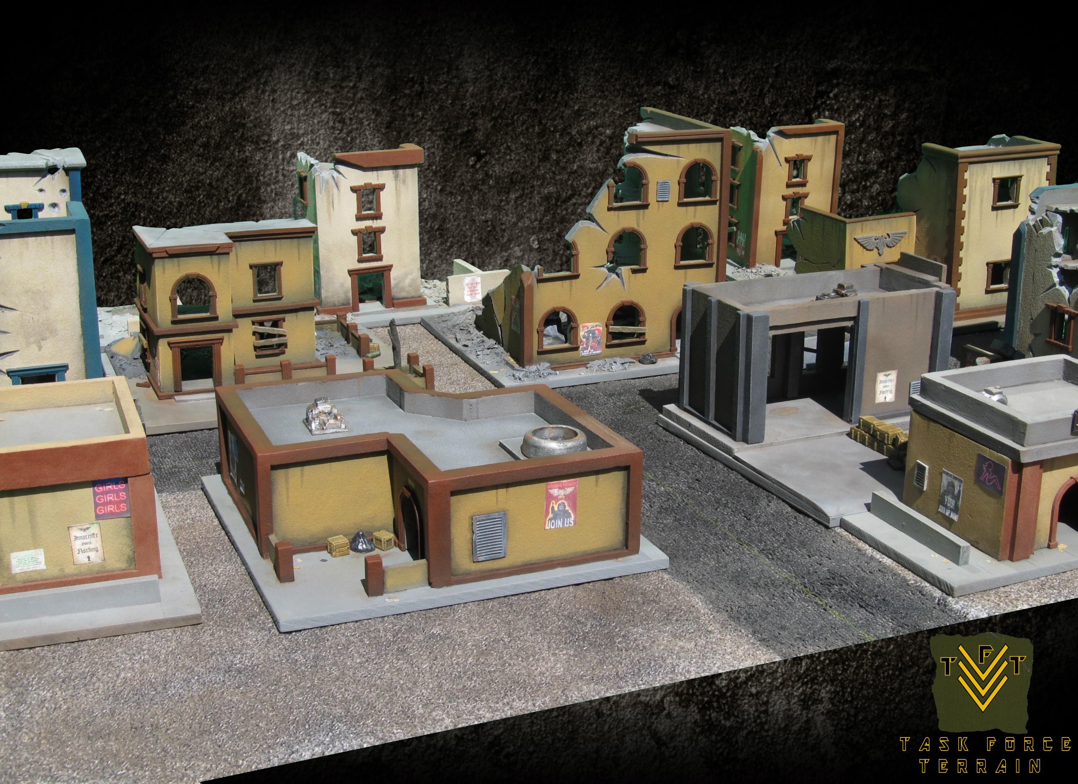 Buildings, Cities Of Death, Game Table, Terrain, Warhammer 40,000