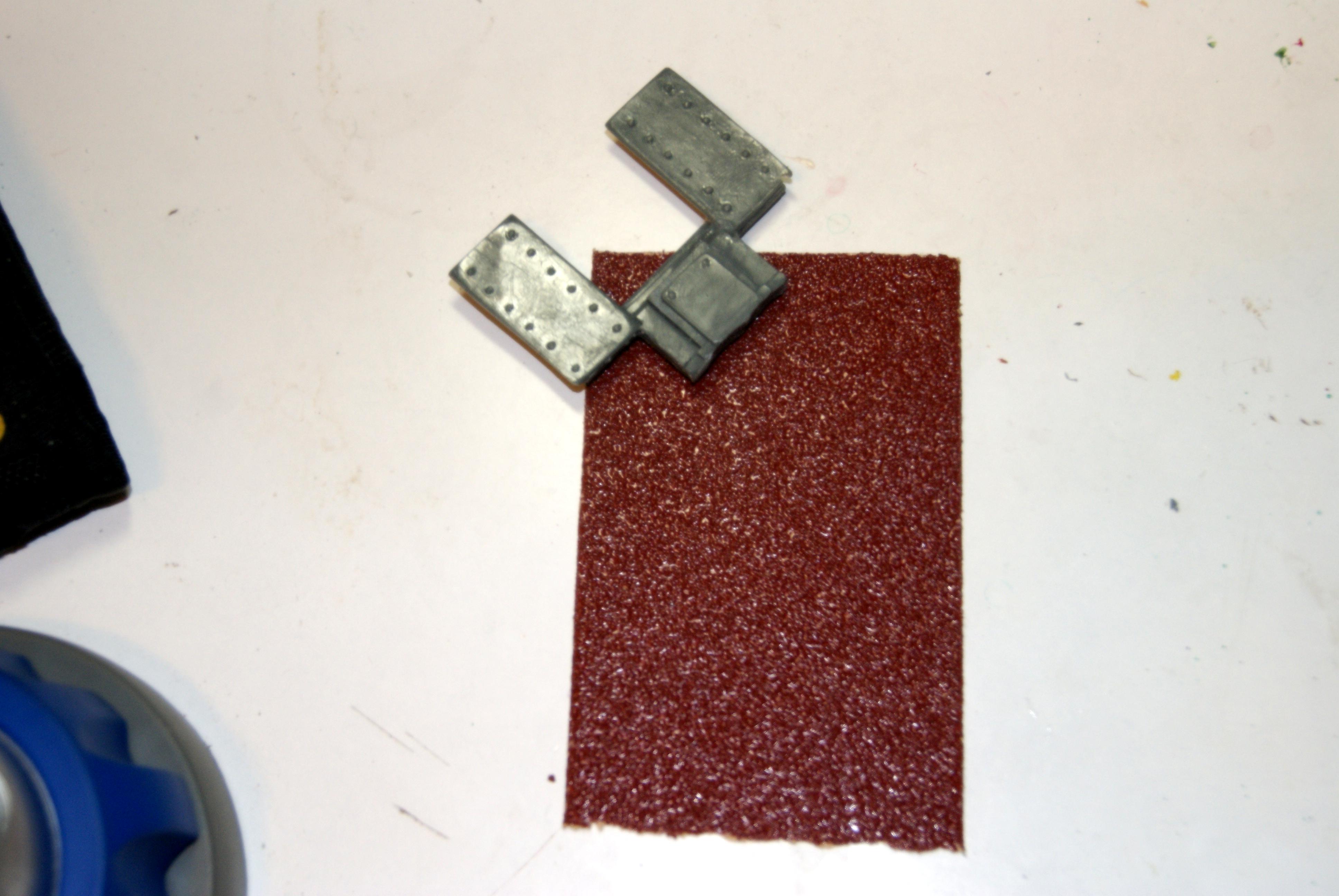 Flatten and squaring with sand papers