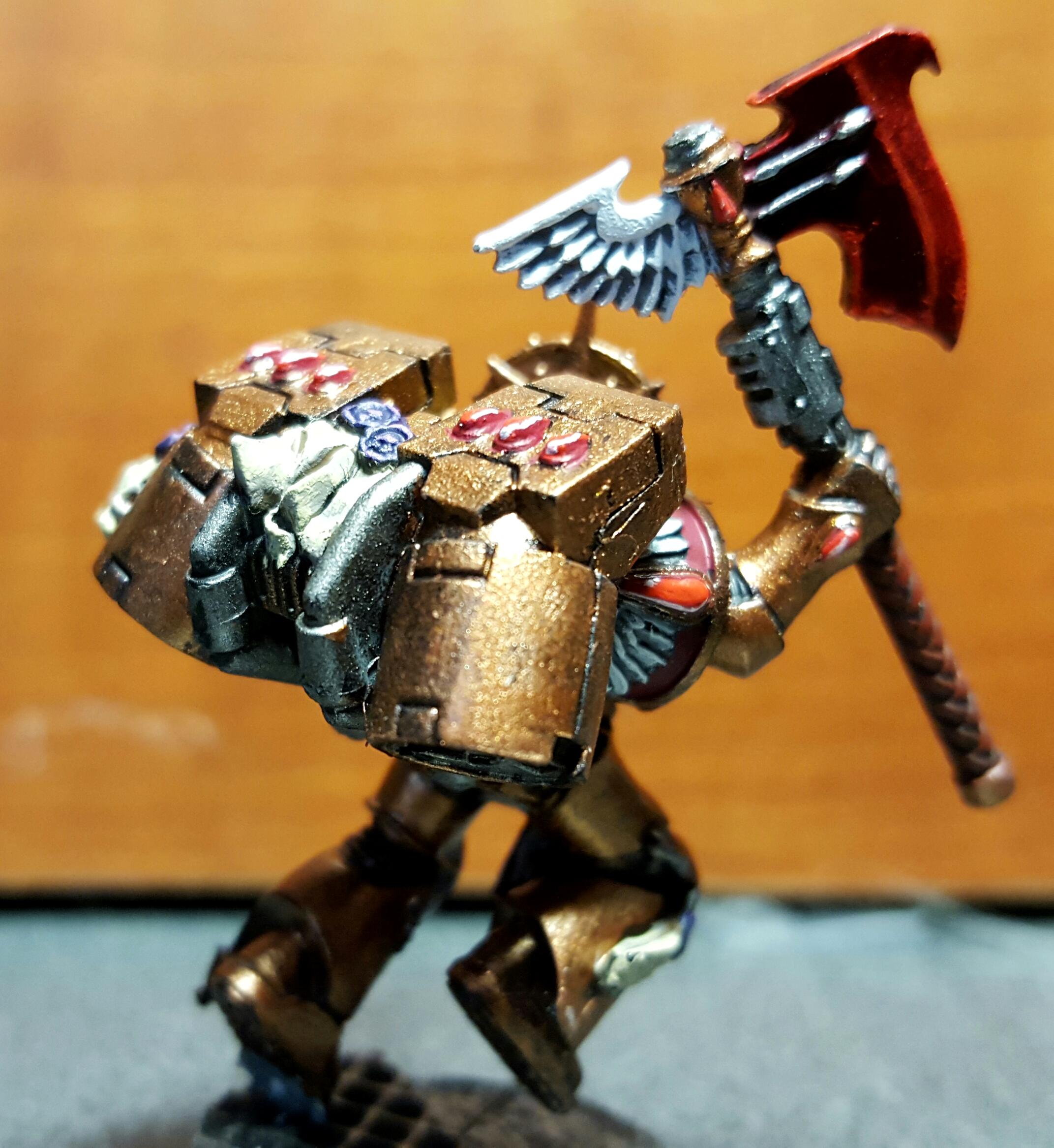 Blood Angels, Dante, Death Mask, Grail Wardens, Meltagun, Power Axe, Sanguinary Guard