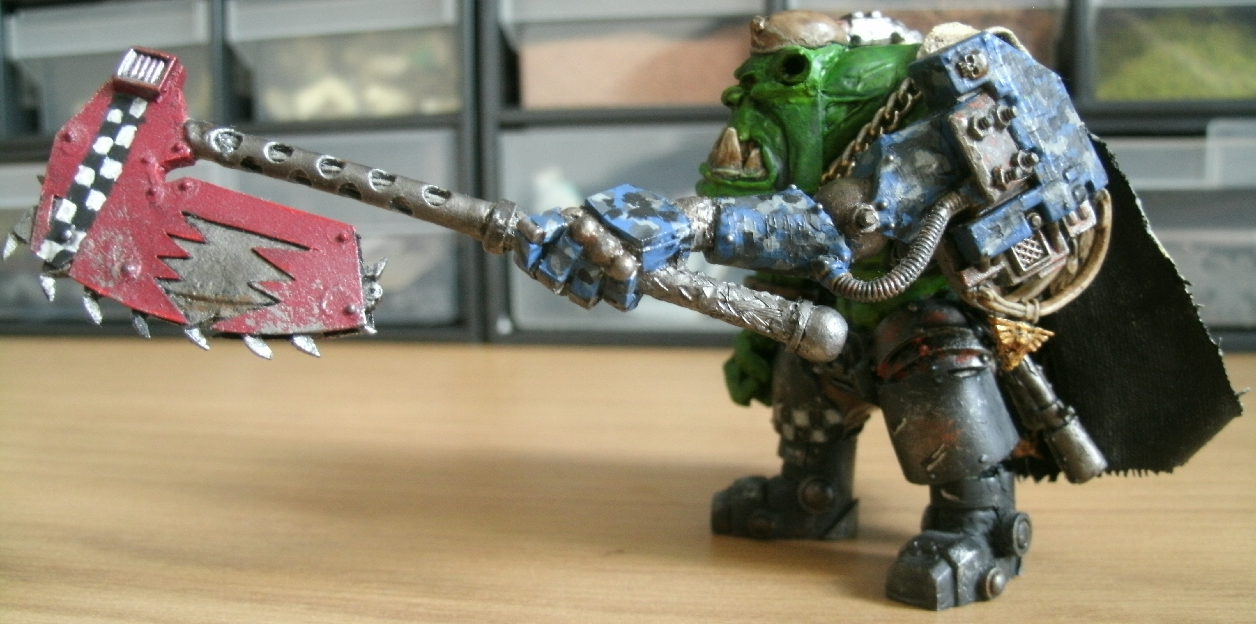 Blood Axe, Orks, Self Sculpt, Warboss