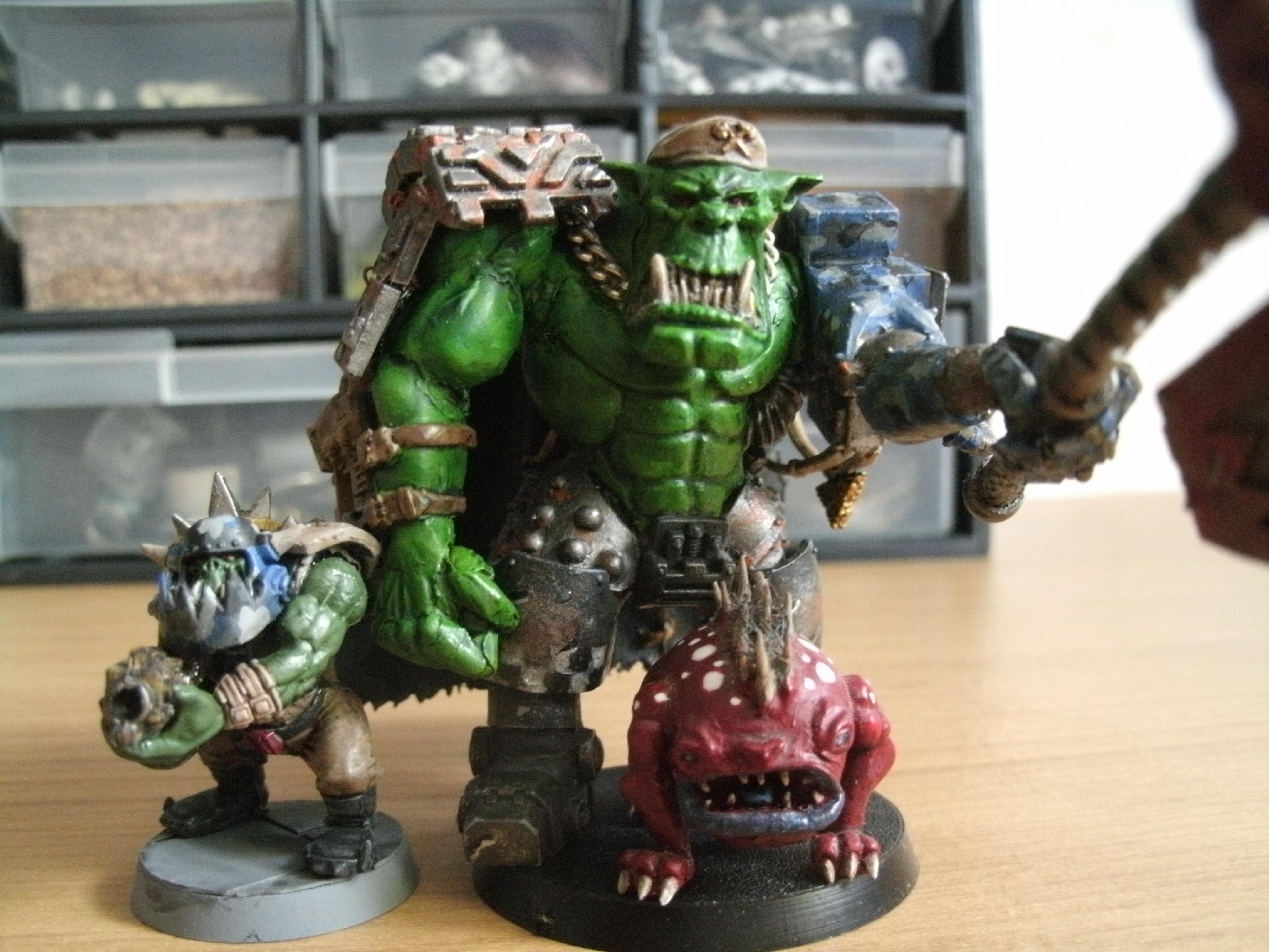 Blood Axe, Orks, Self Sculpt, Warboss