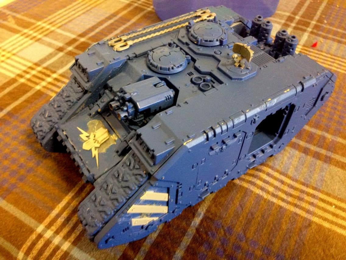 Iron Warriors, Iron Warriors Land Raider - pre-primed