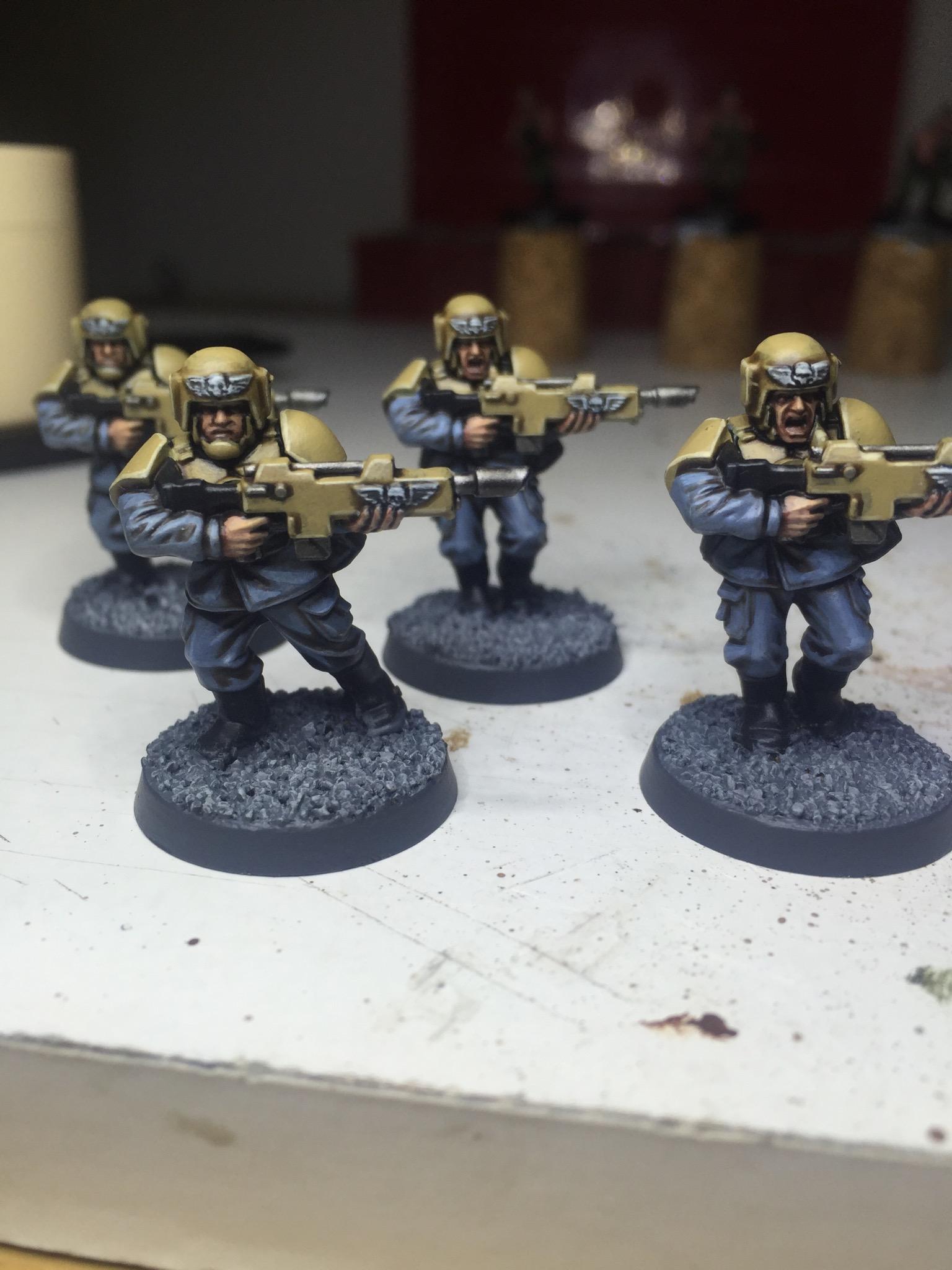 Astra Militarum, Cadian Shock Troops, Cadians, Imperial Guard, Infantry Squad