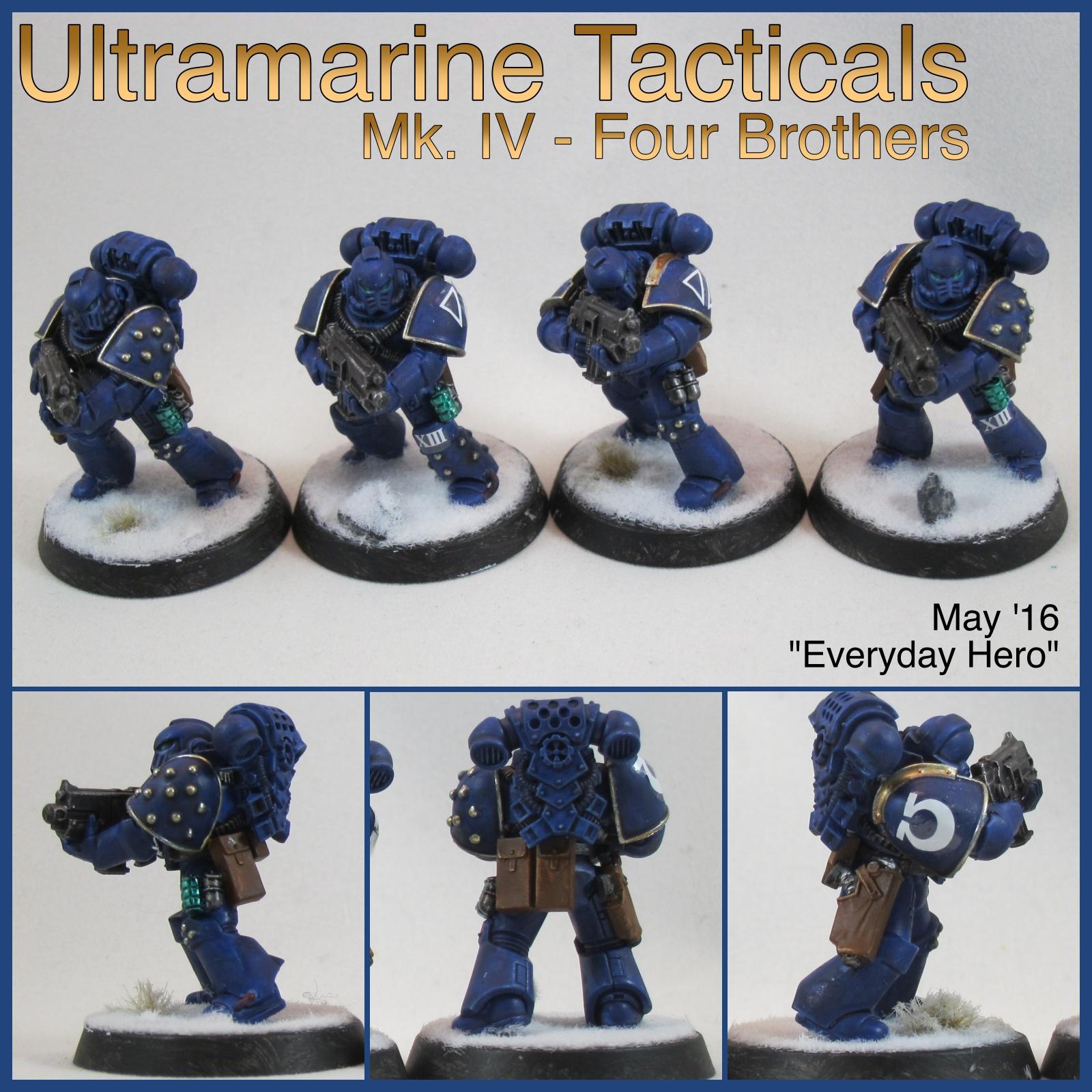 Space Marines, 4 brothers