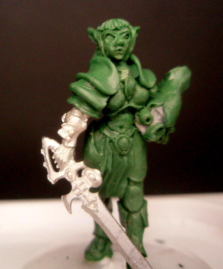 40k Eldar, Eldar Sculpts, Hot Eldar Chick Eldar Games Workshop, Howling Banshee Sculpts