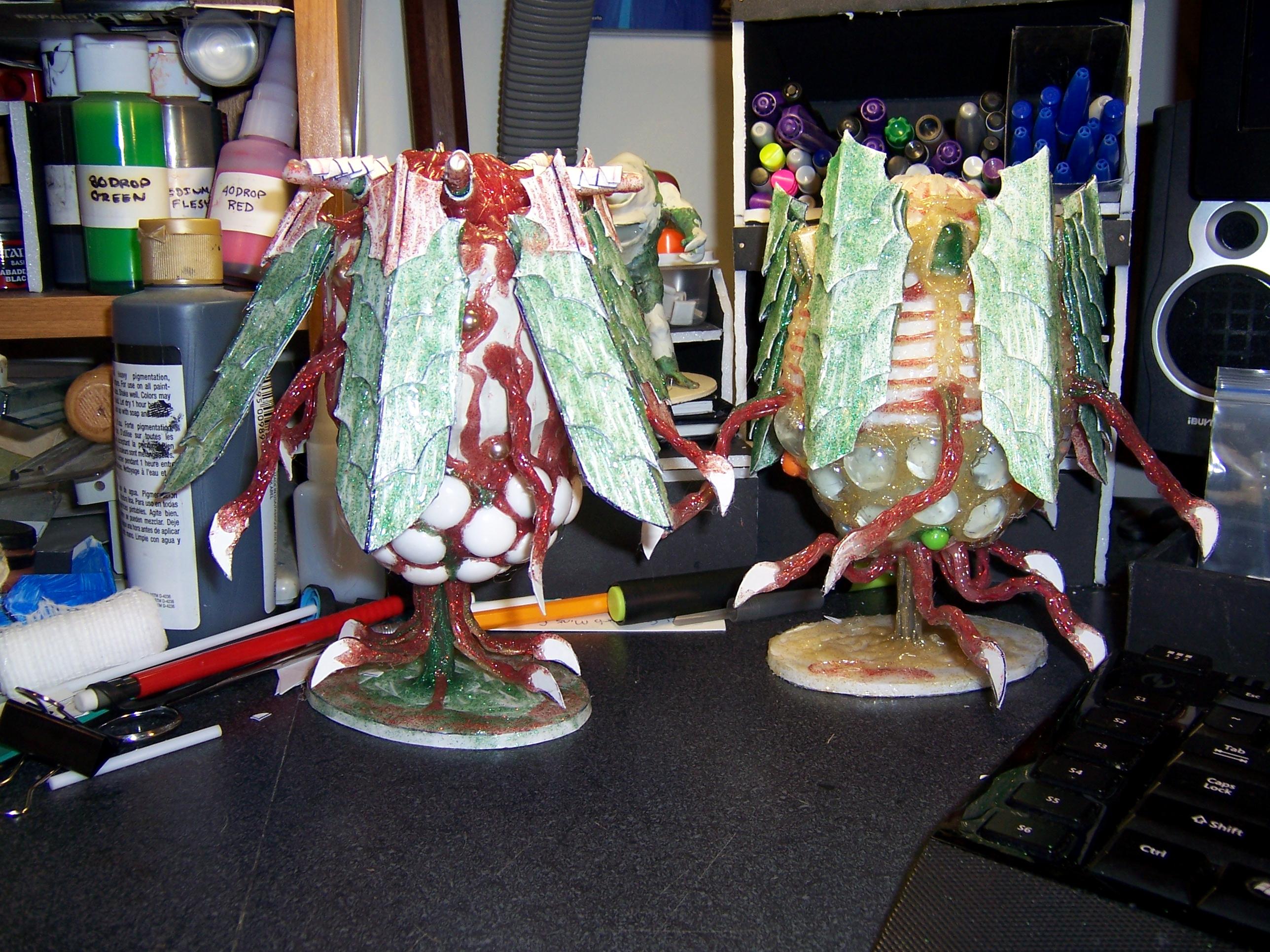 Scratch Build, Tyranids, Tyrannocyte, Work In Progress