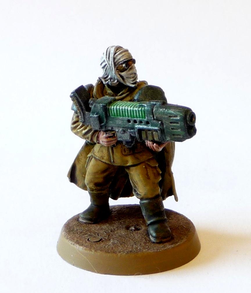 Guardsmen, Imperial Guard, Plasma Gun, Tallarn Desert Raiders